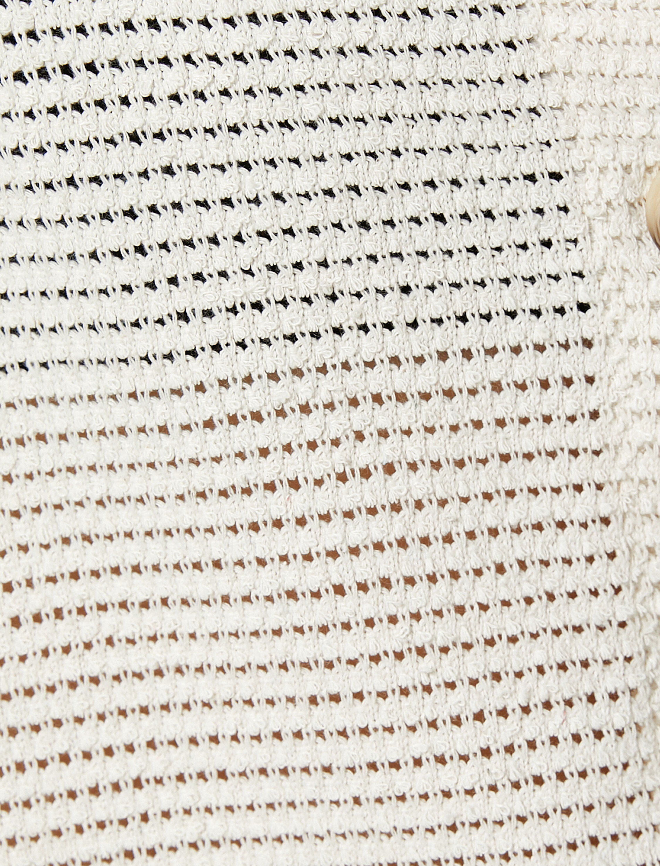   Ajurlu Kroşe Gömlek Kimono Kol Rahat Kesim