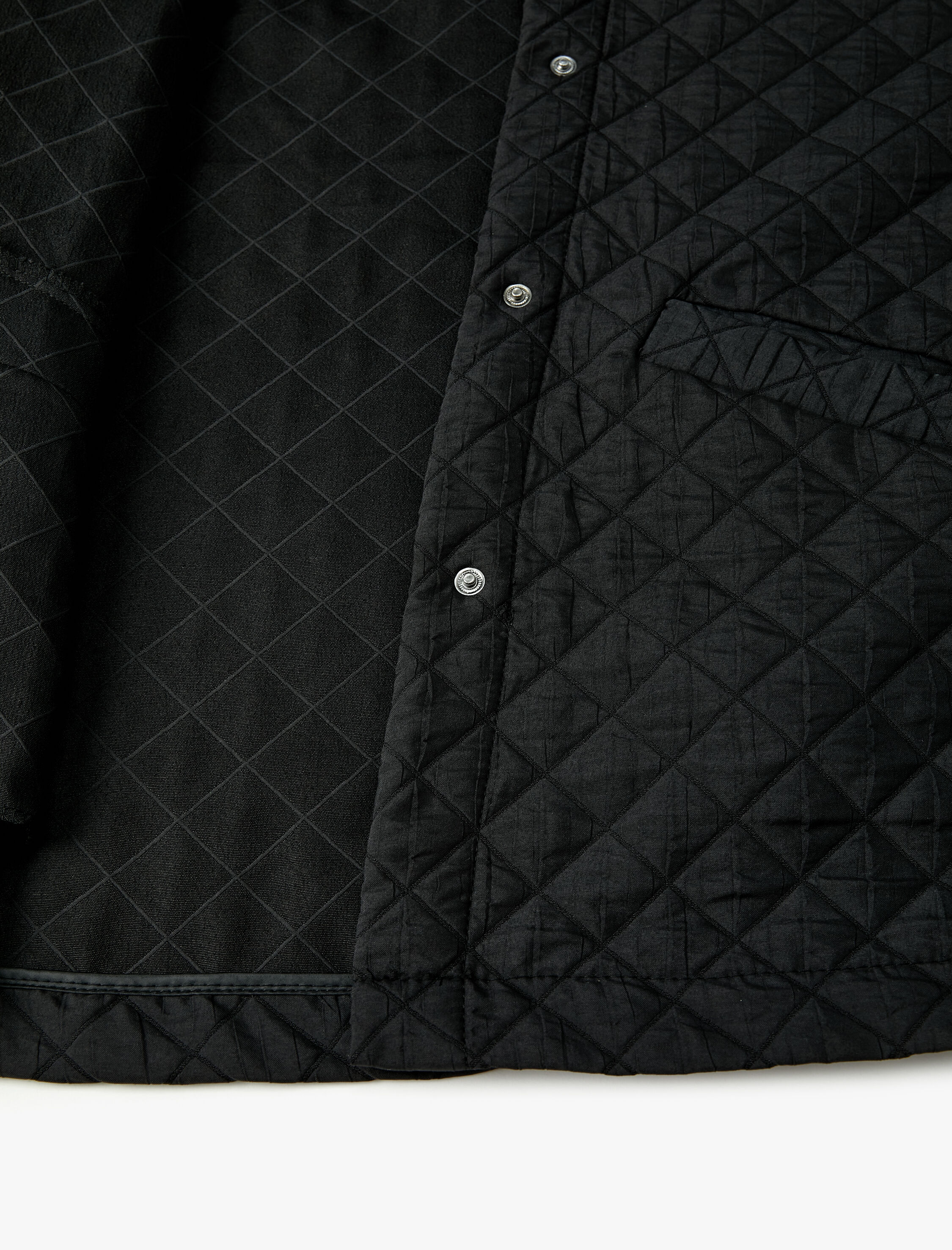   Kapitone Ceket Cepli Çıtçıt Düğmeli Regular Fit