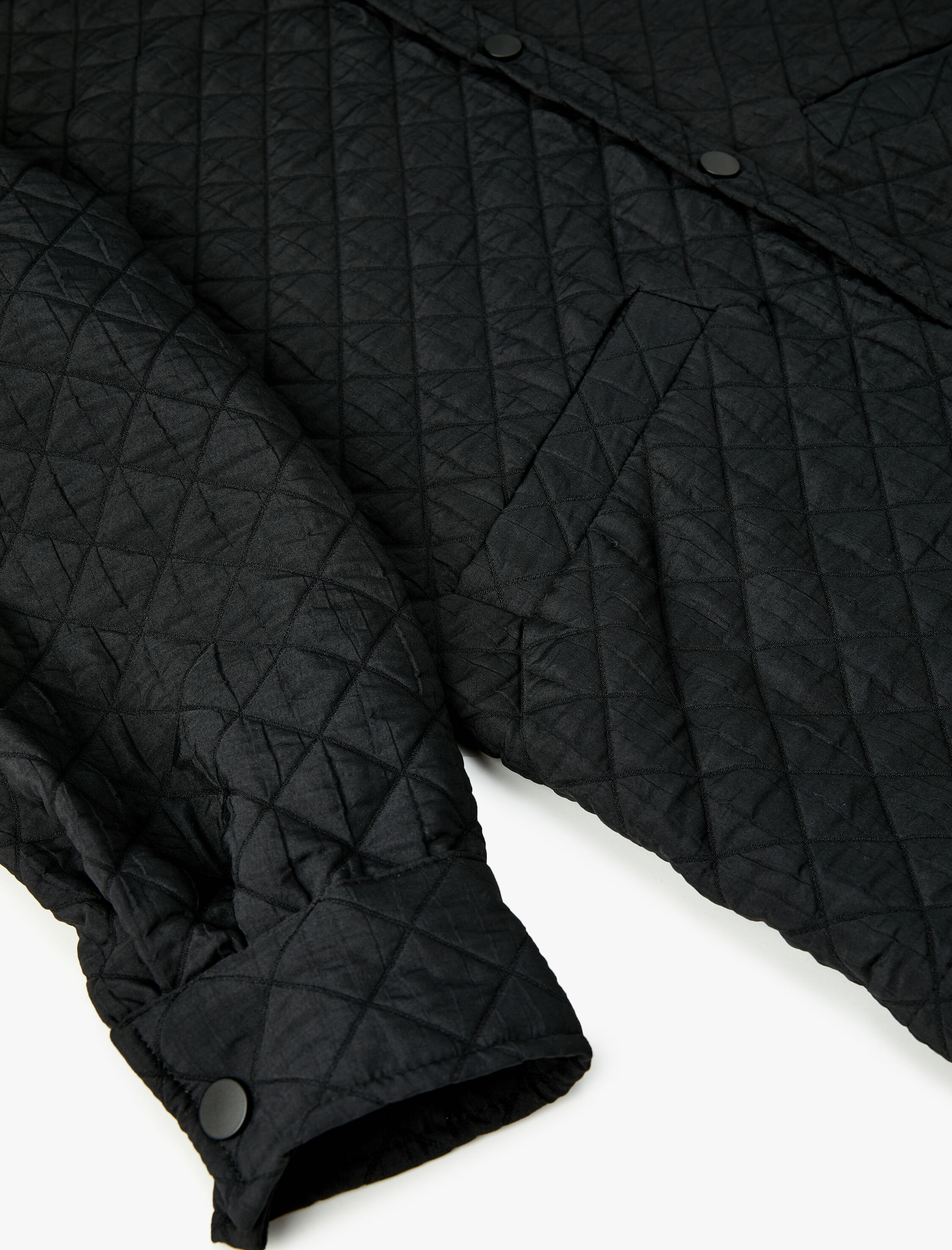   Kapitone Ceket Cepli Çıtçıt Düğmeli Regular Fit