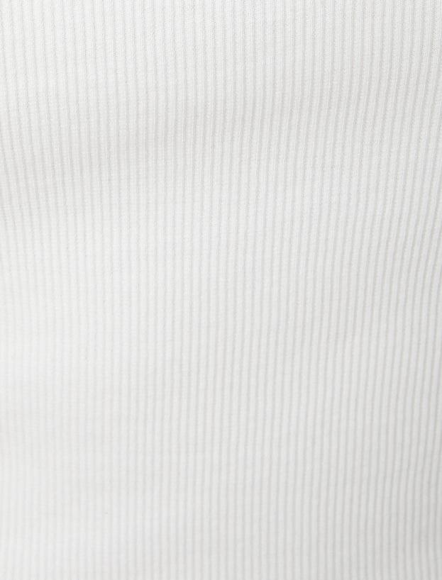 Kısa Atlet Baskılı Ribanalı Pamuklu Bisiklet Yaka_5