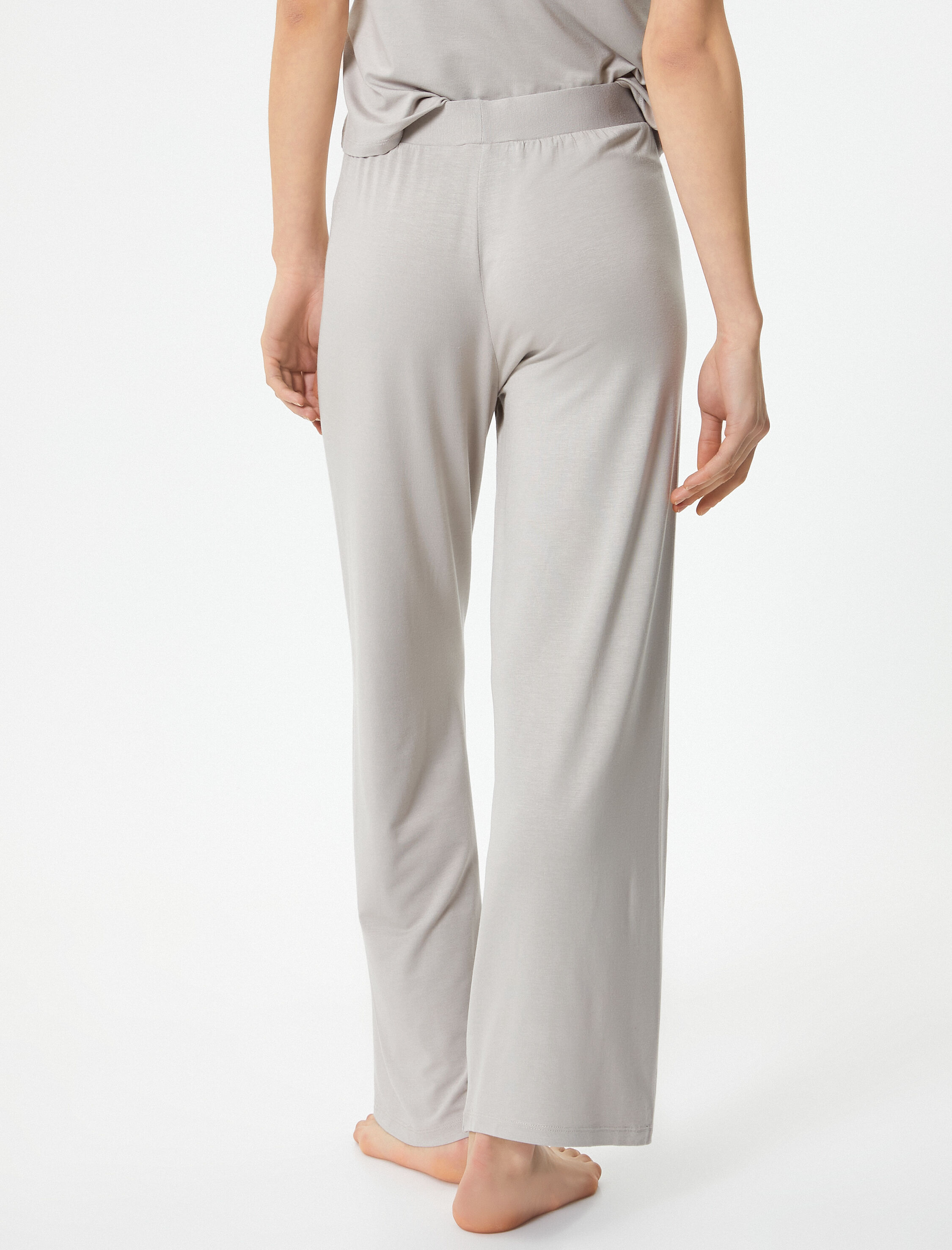   Pijama Altı Modal Beli Lastikli Normal Paça