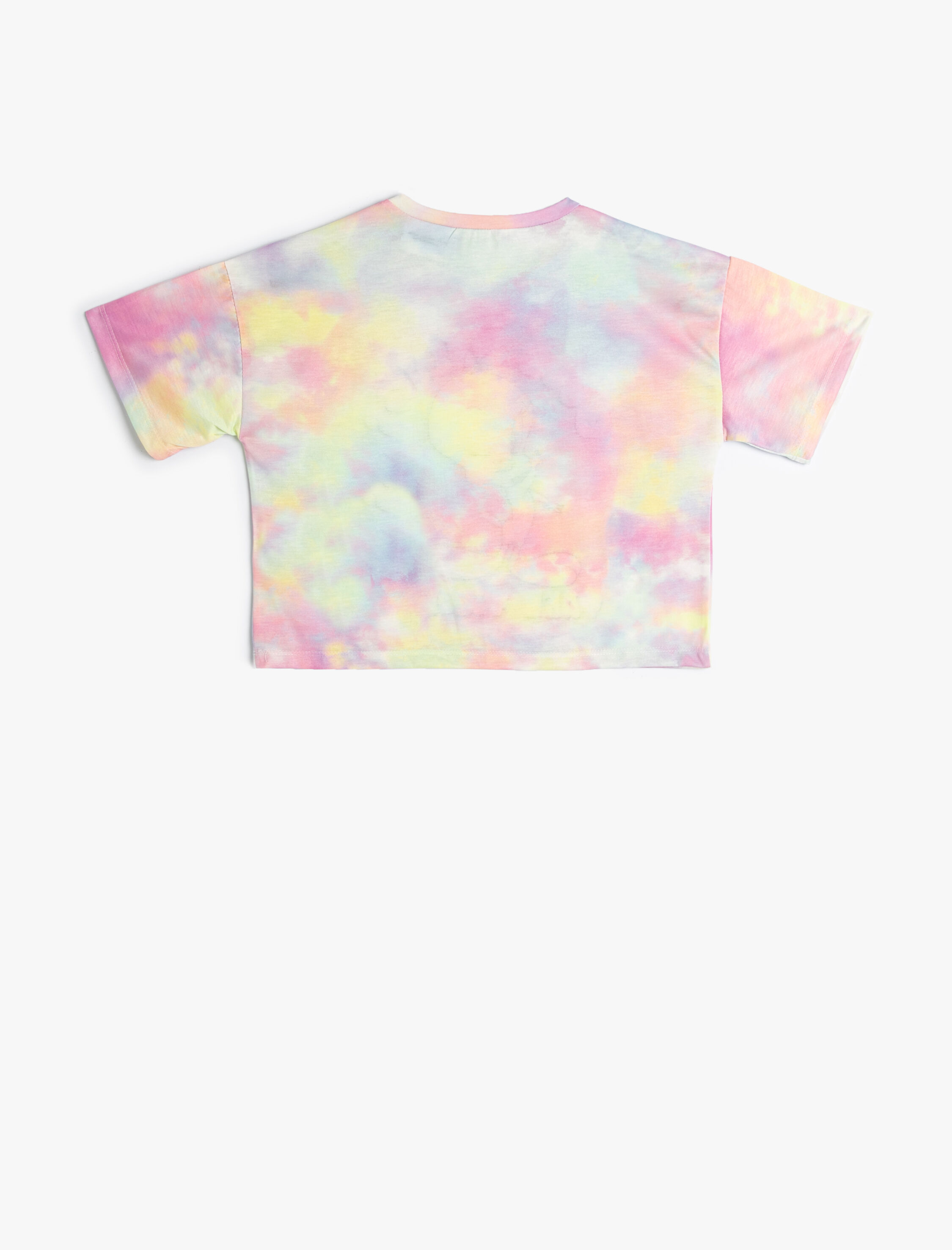 Kız Çocuk Tişört Tweety Baskılı Lisanslı Kısa Kollu Batik Desenli