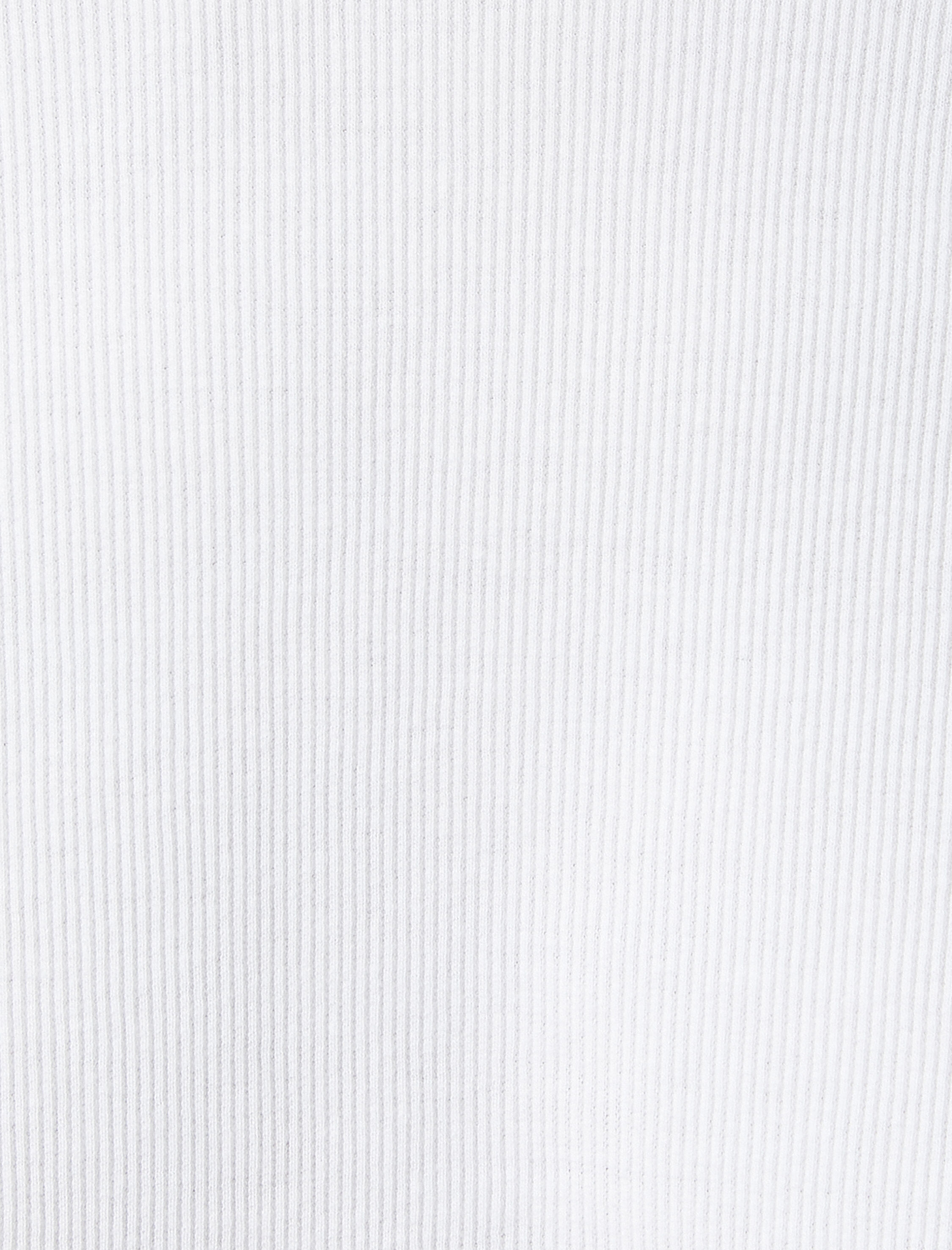   Fitilli Tişört Dokulu Bisiklet Yaka Kısa Kollu Pamuklu