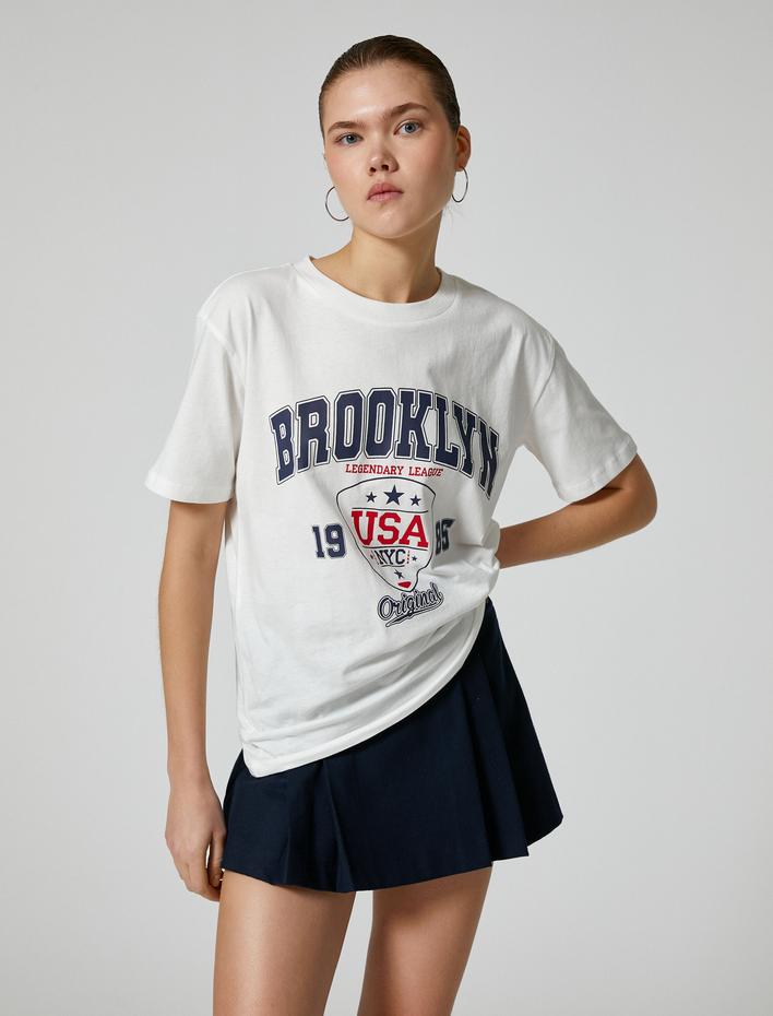  Kolej Tişört Kısa Kollu Bisiklet Yaka Pamuklu