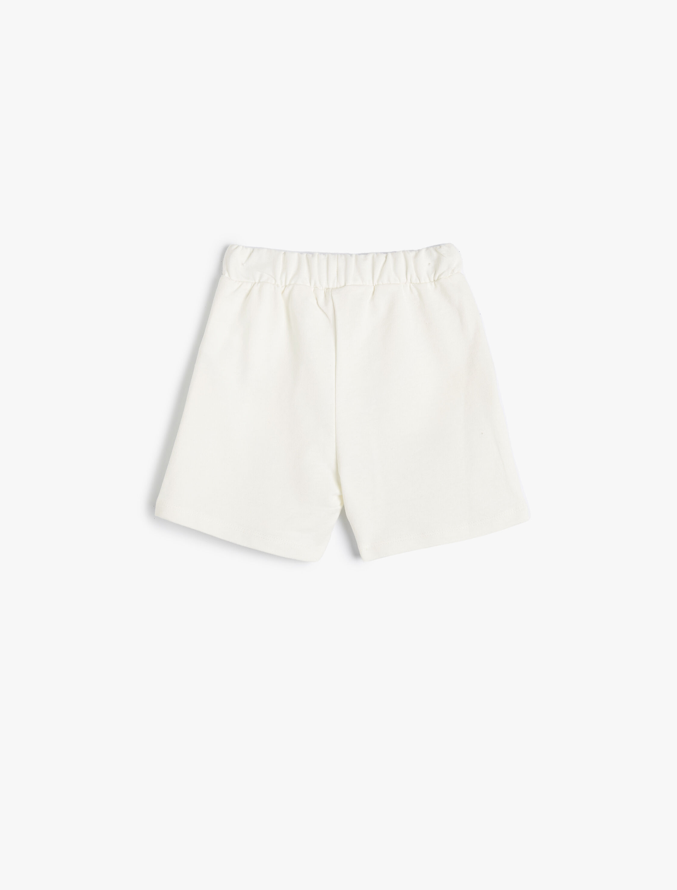  Erkek Bebek Basic Şort Beli Bağlamalı Cepli Pamuklu