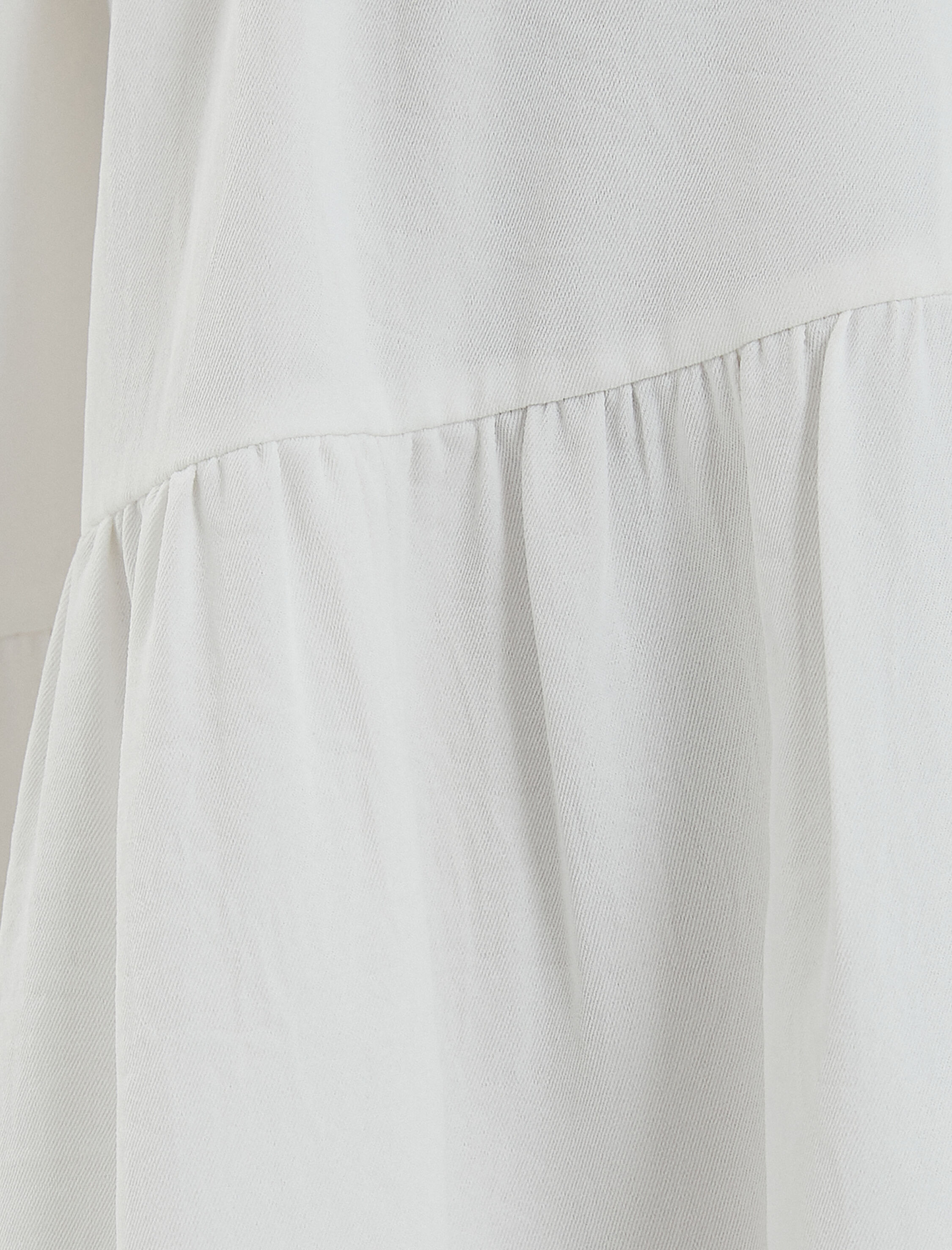   Midi Etek Yüksek Bel Volanlı