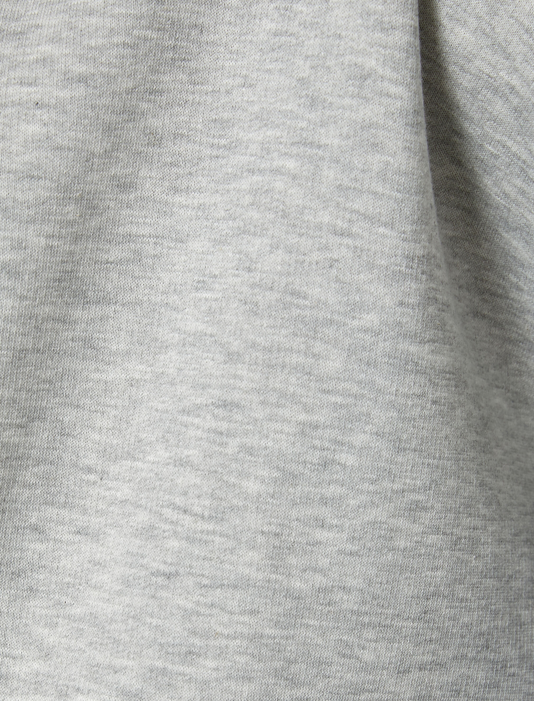   Şardonlu Fermuarlı Sweatshirt Rahat Kalıp Uzun Kollu Yuvarlak Yaka Pamuklu