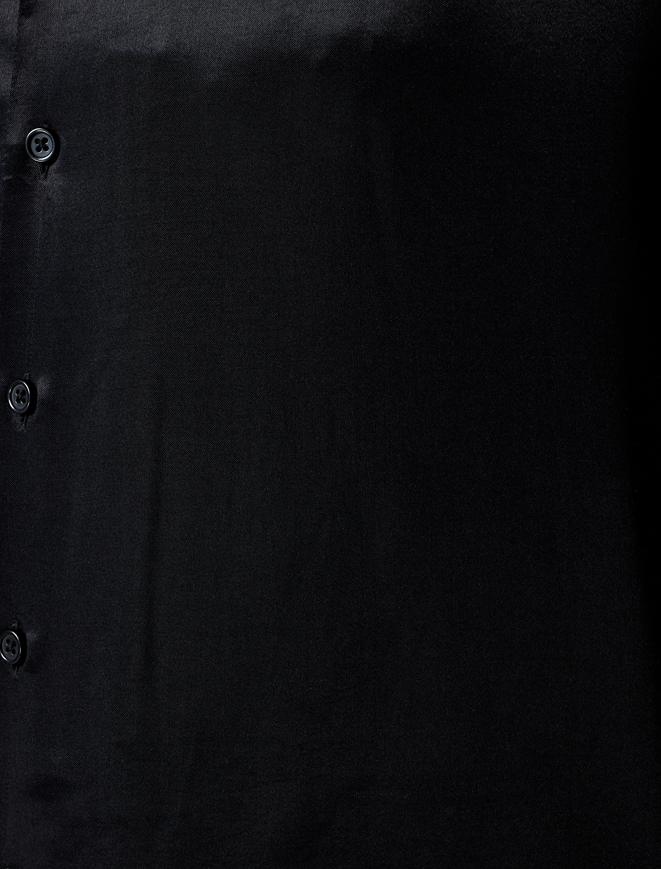 Saten Gömlek Devrik Yaka Düğmeli Uzun Kollu