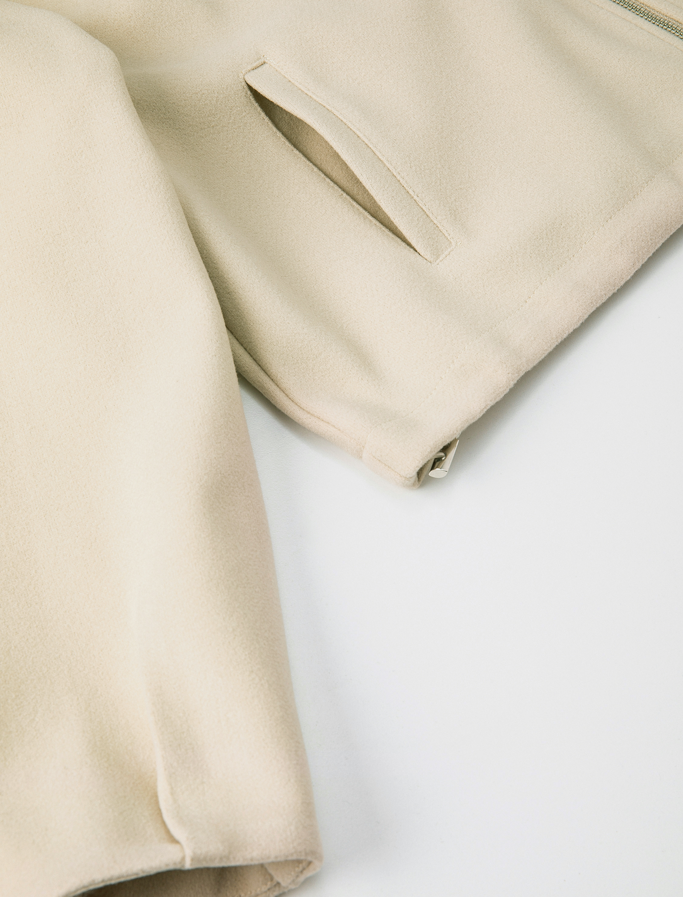   Bomber Ceket Fermuarlı Ribanalı