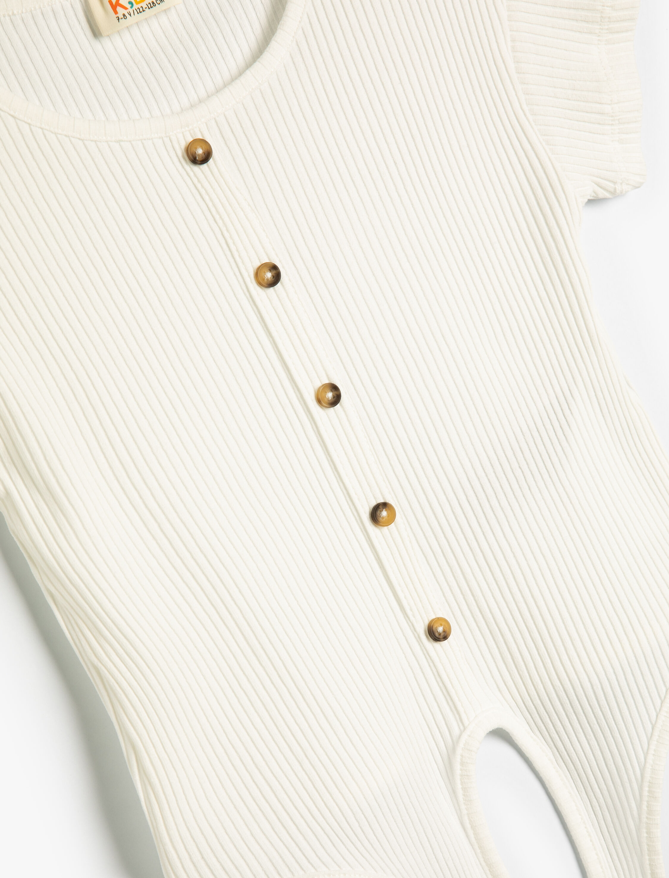  Kız Çocuk Basic Gömlek Kısa Kollu Klasik Yaka Pamuklu