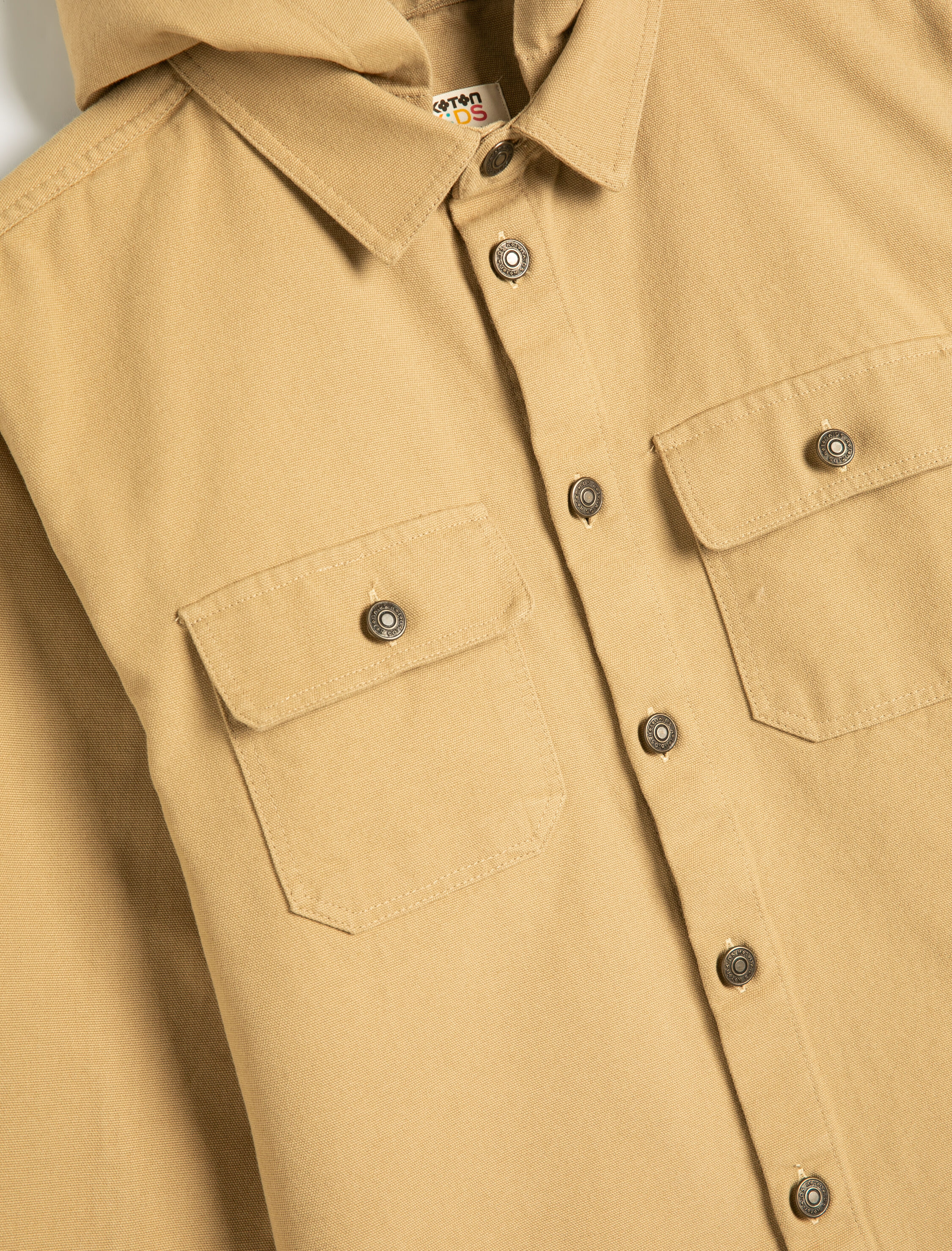  Erkek Çocuk Mevsimlik Ceket Cep Detaylı Pamuklu