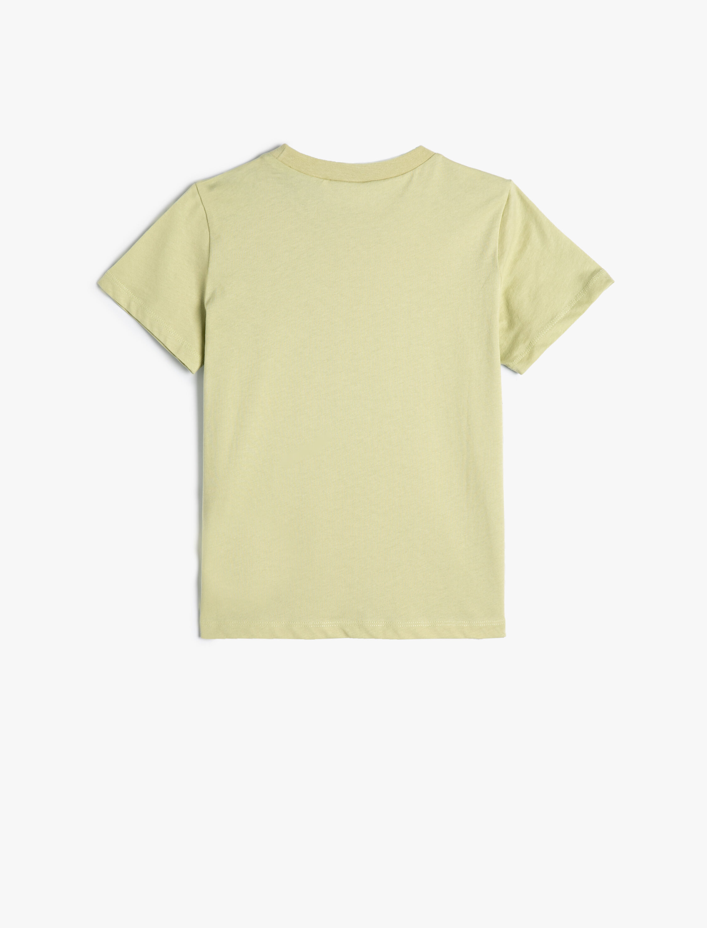  Erkek Çocuk Tişört Dinozor Baskılı Kısa Kollu Bisiklet Yaka Pamuklu