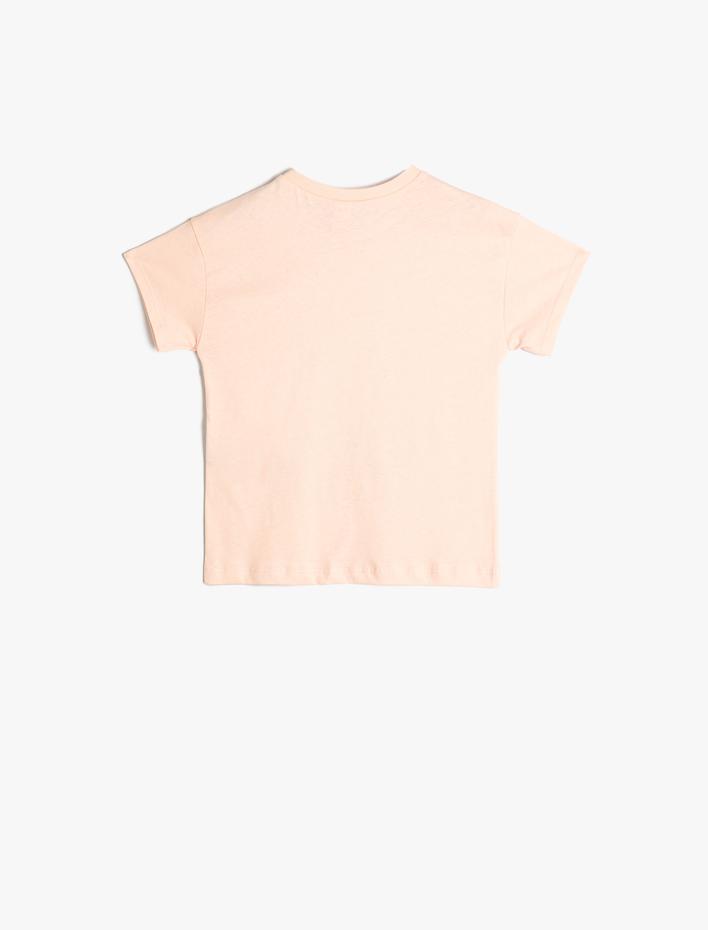 Kız Bebek Tweety Tişört Lisanslı Baskılı Kısa Kollu Pamuklu