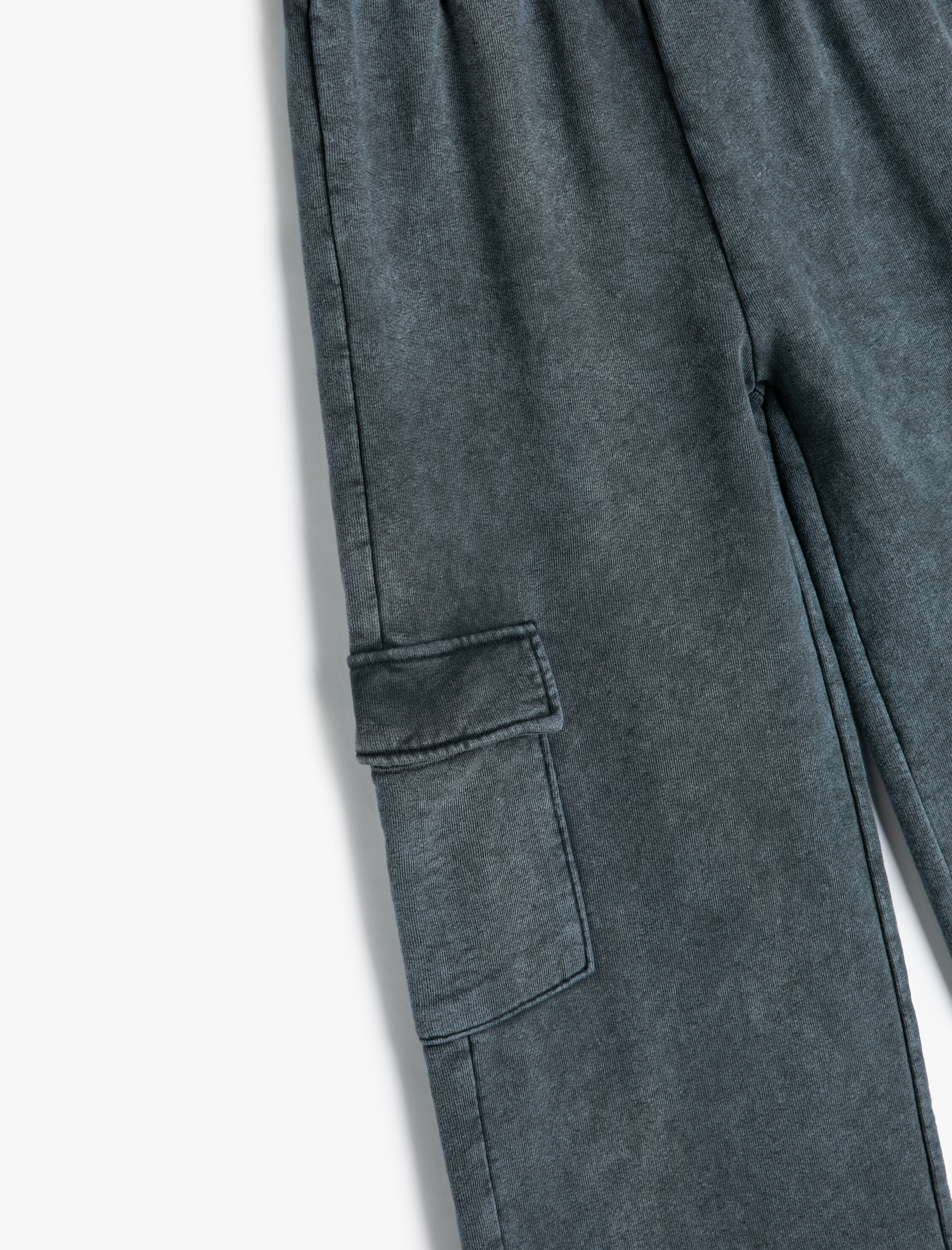  Kız Çocuk Kargo Pantolon Geniş Paça Pamuklu