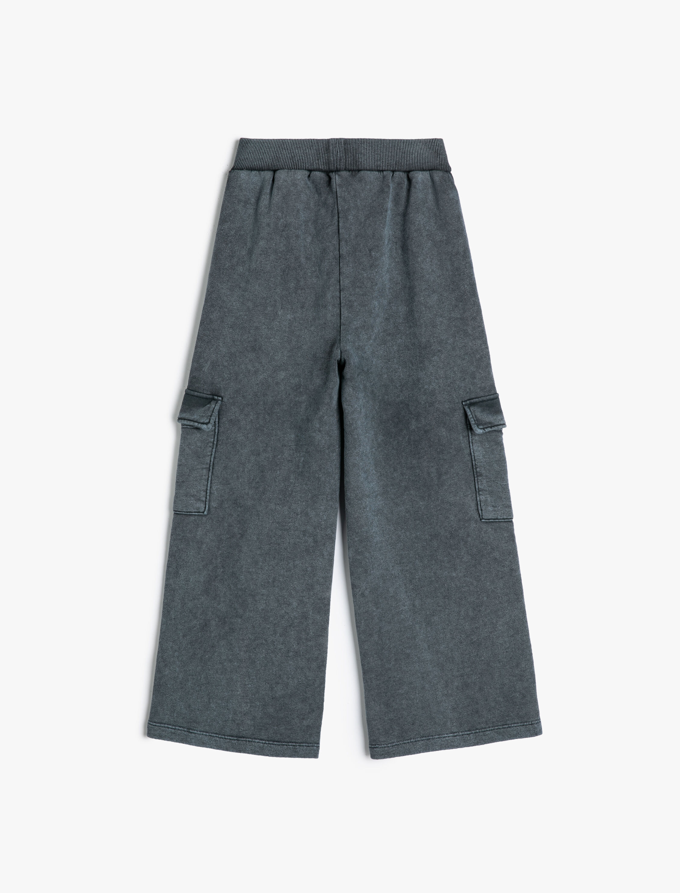  Kız Çocuk Kargo Pantolon Geniş Paça Pamuklu