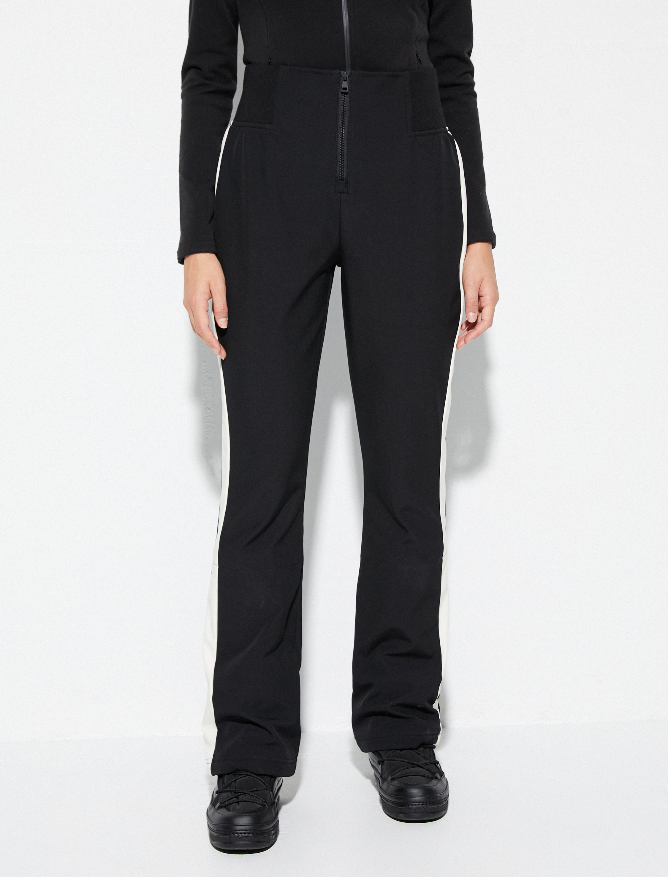   Kayak Pantolonu Yüksek Bel Fermuarlı