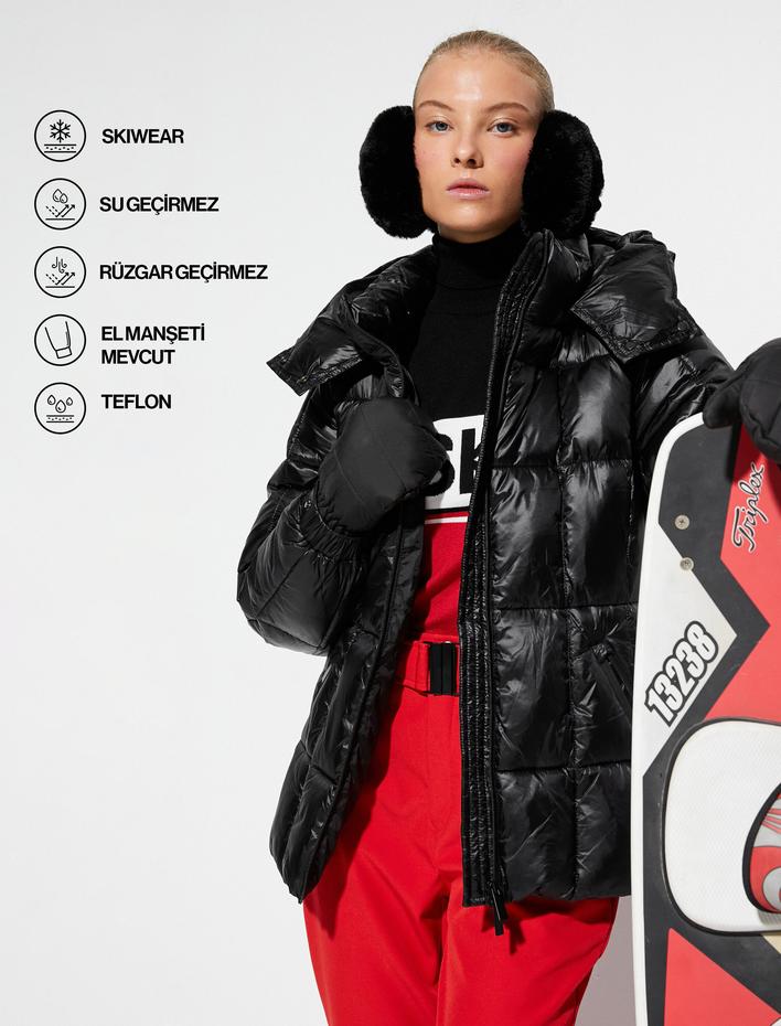  Kayak Montu Şişme Kapüşonlu Kemer Detaylı Cepli Su İtici