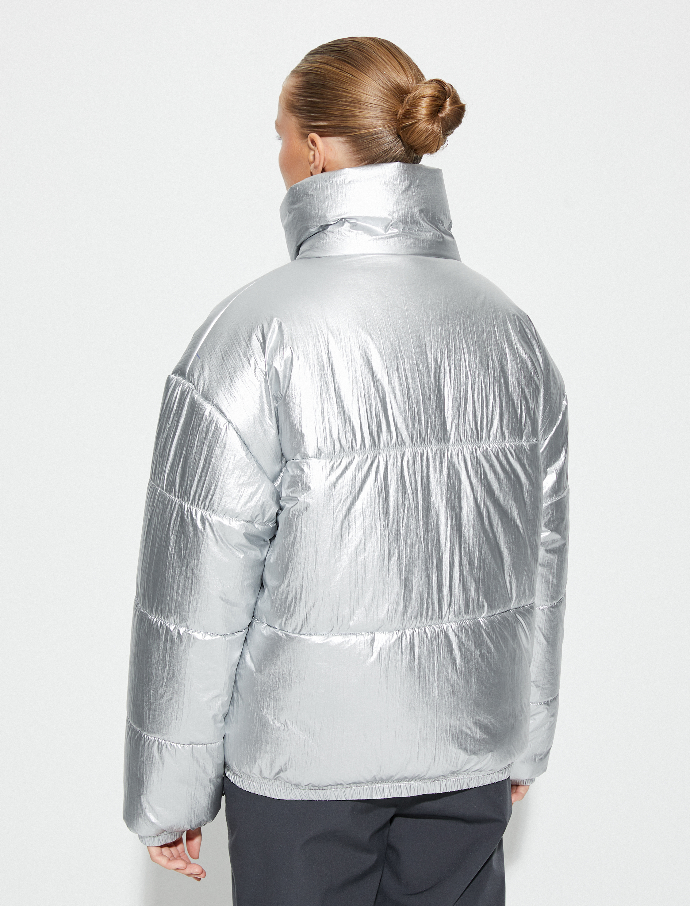   Outdoor Mont Dik Yaka Metalik Fermuarlı Cepli Su İtici