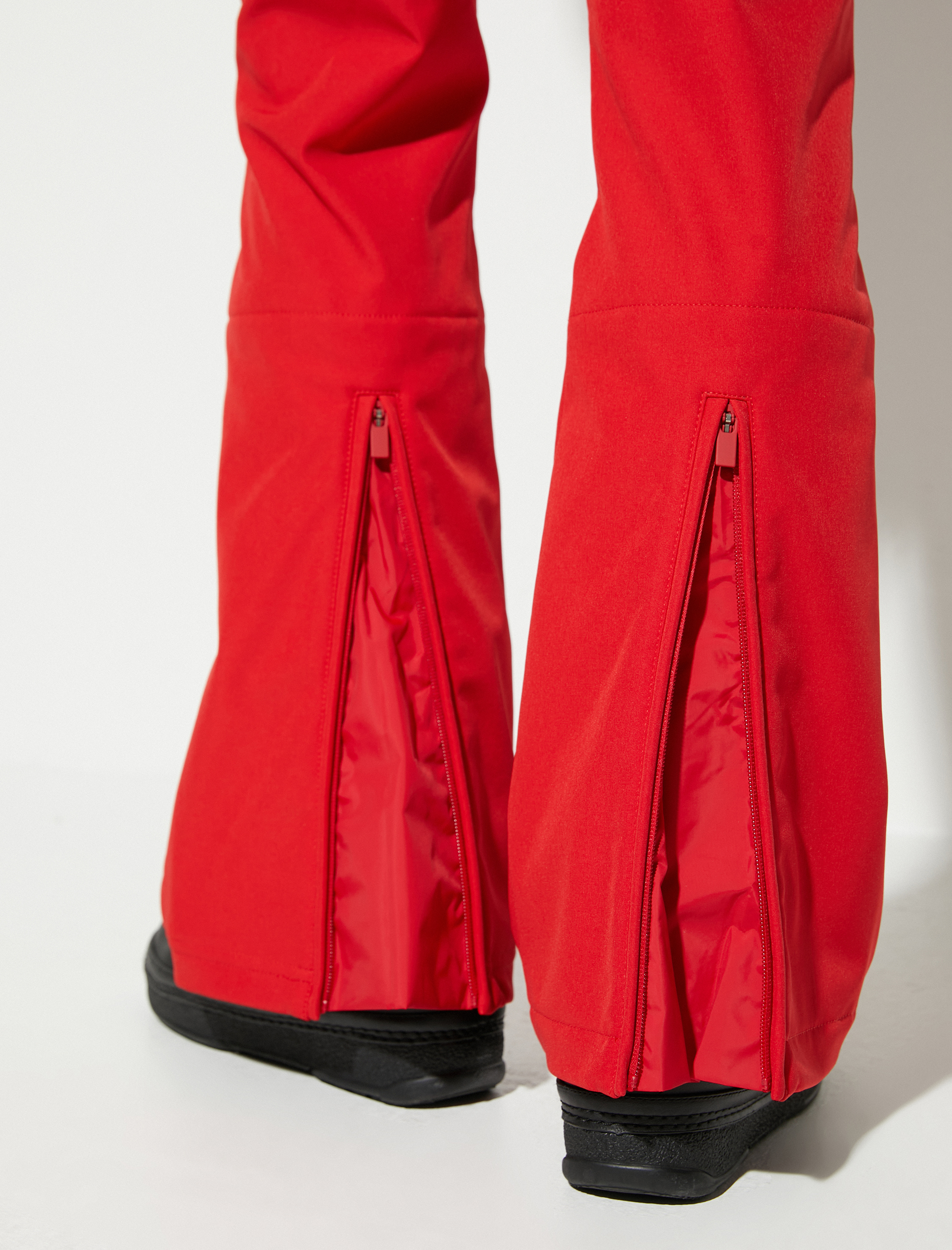   Kayak Pantolonu Kemer Detaylı Cepli Yüksek Bel