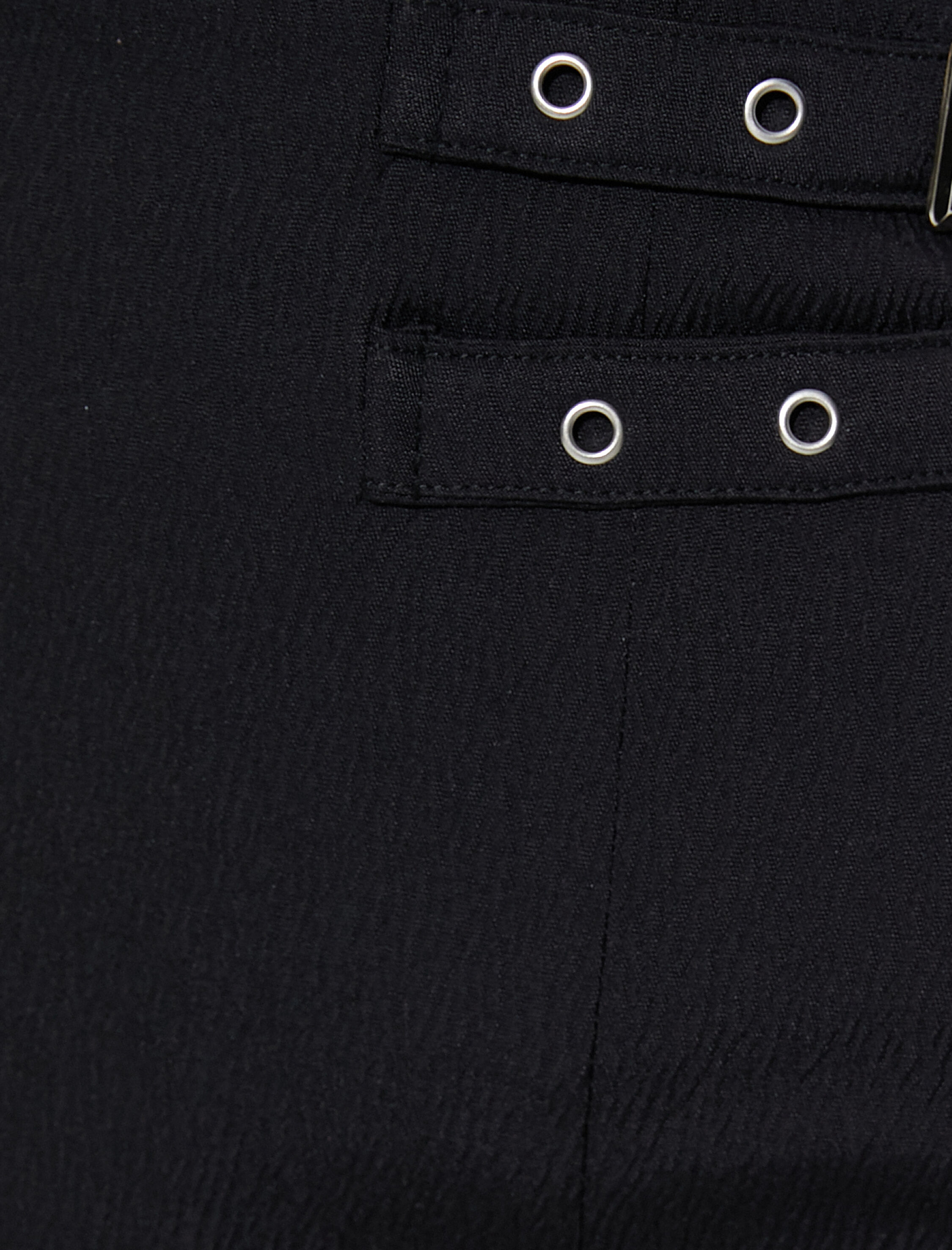   Mini Etek Kemer Detaylı Yırtmaçlı