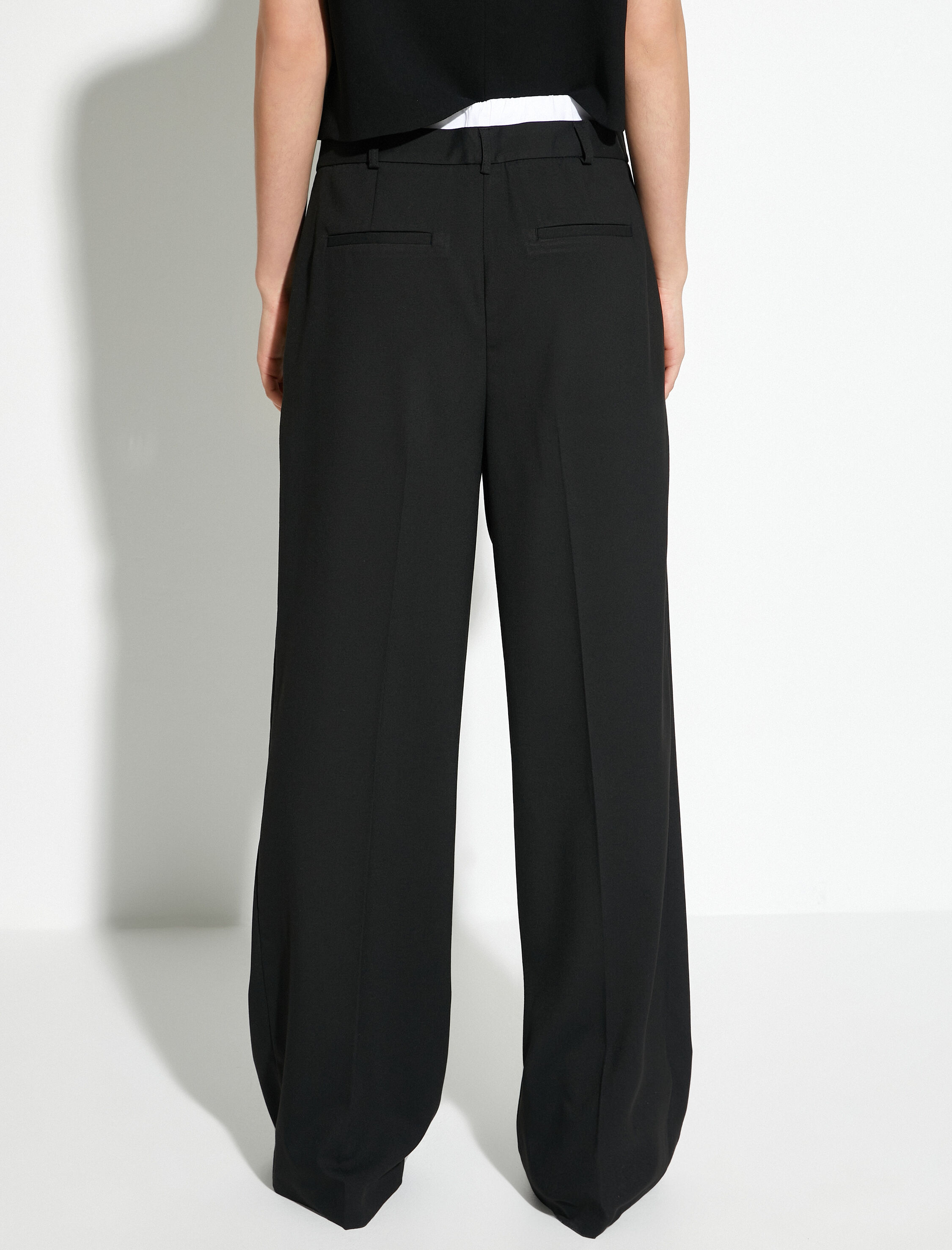   Geniş Paça Pantolon Normal Bel