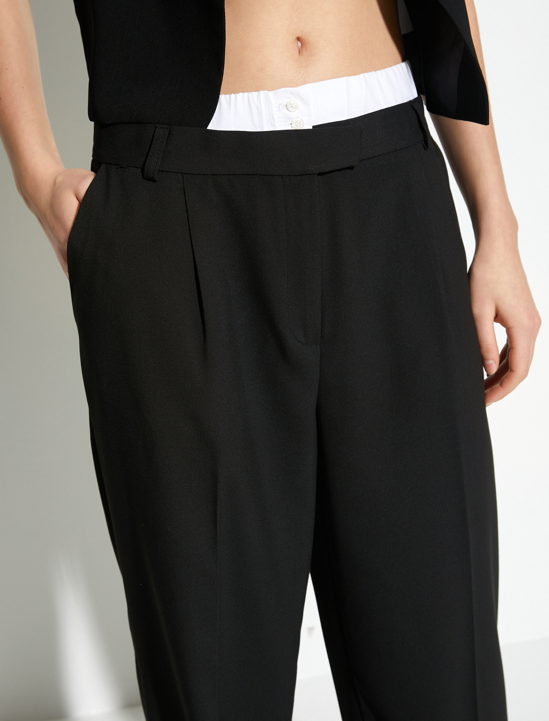   Geniş Paça Pantolon Normal Bel