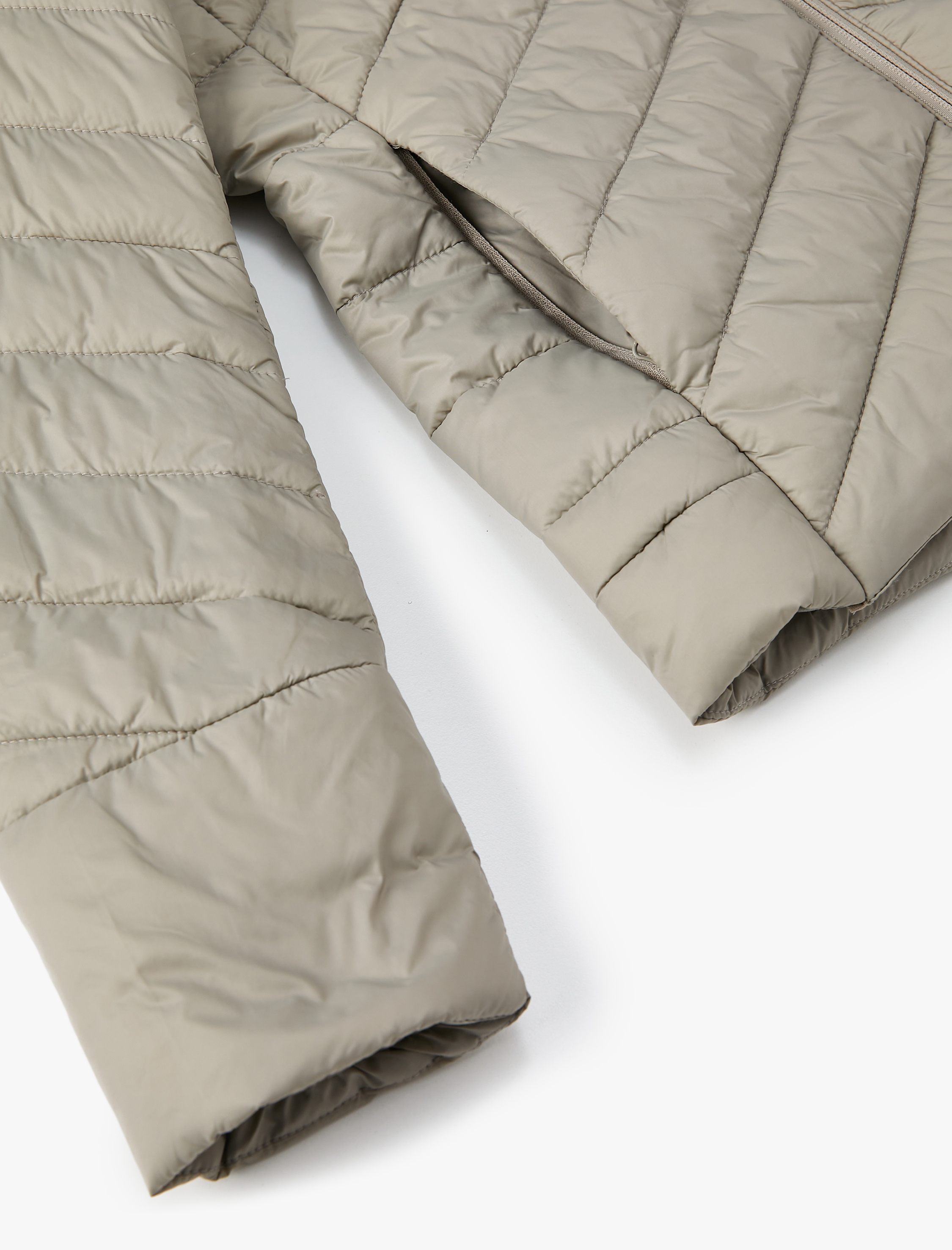   Şişme Outdoor Mont Dik Yaka Cep Detaylı Fermuarlı