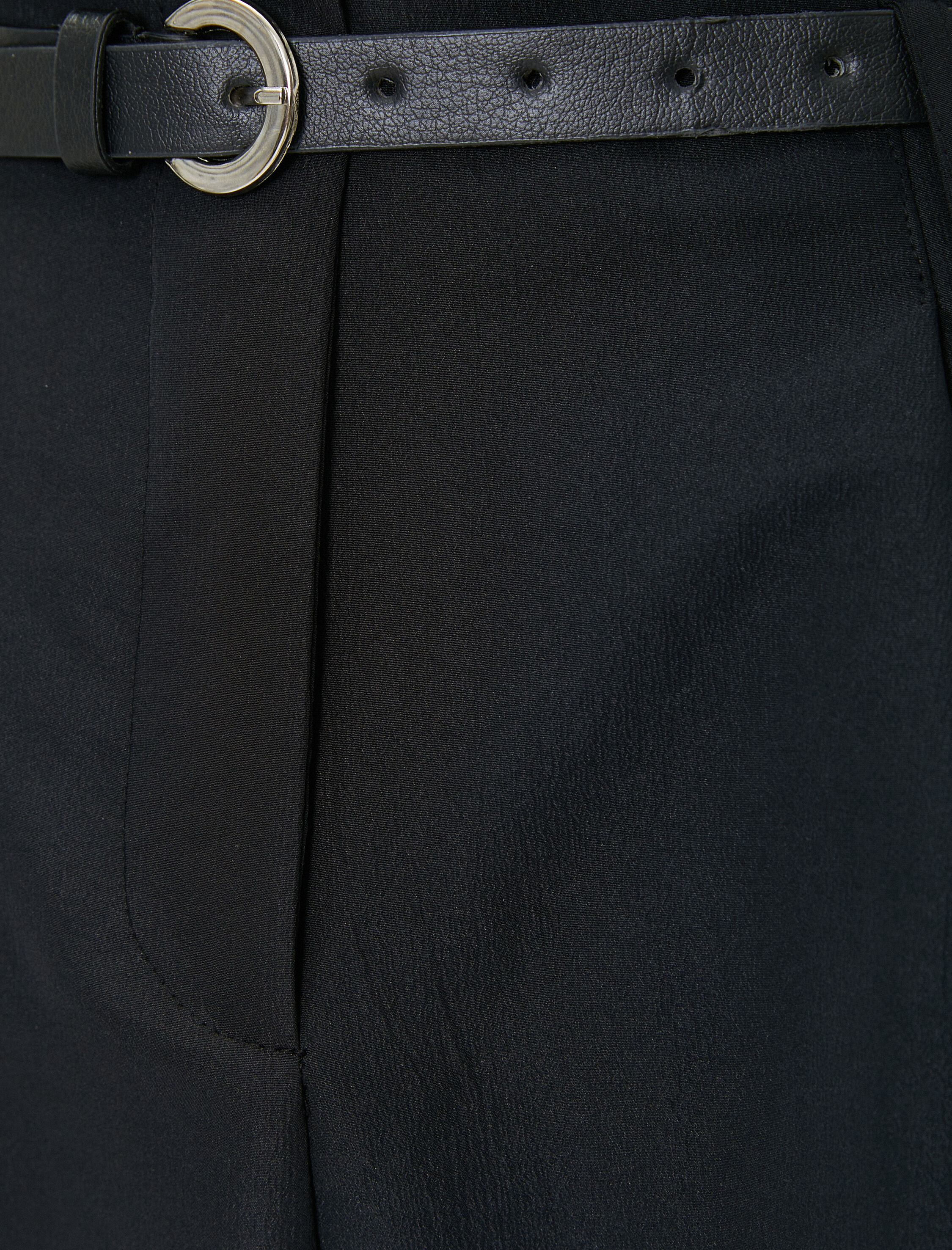   Barrel Fit Pantolon Yüksek Bel Rahat Kesim Kargo Cepli