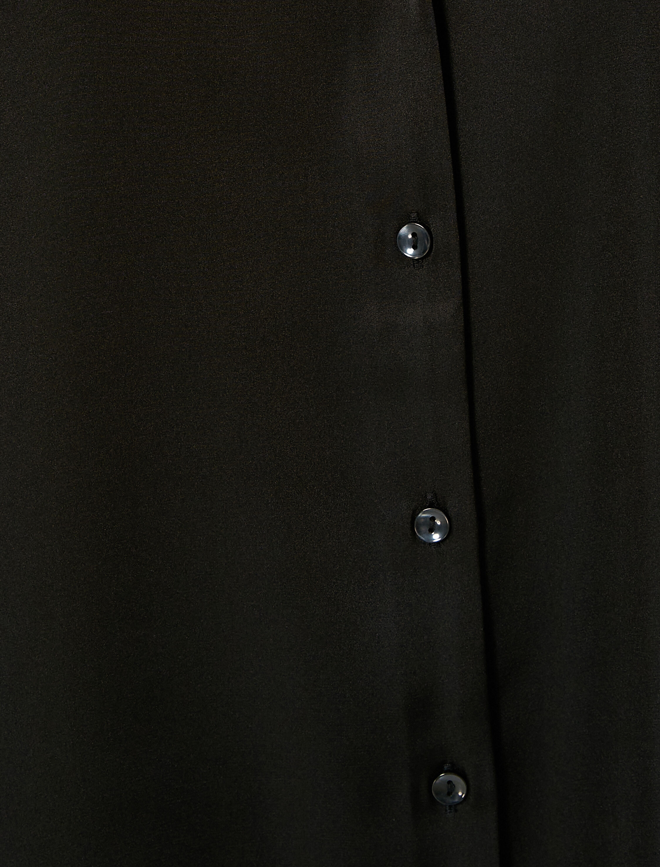   Saten Gömlek Uzun Kollu Düğmeli Standart Kesim