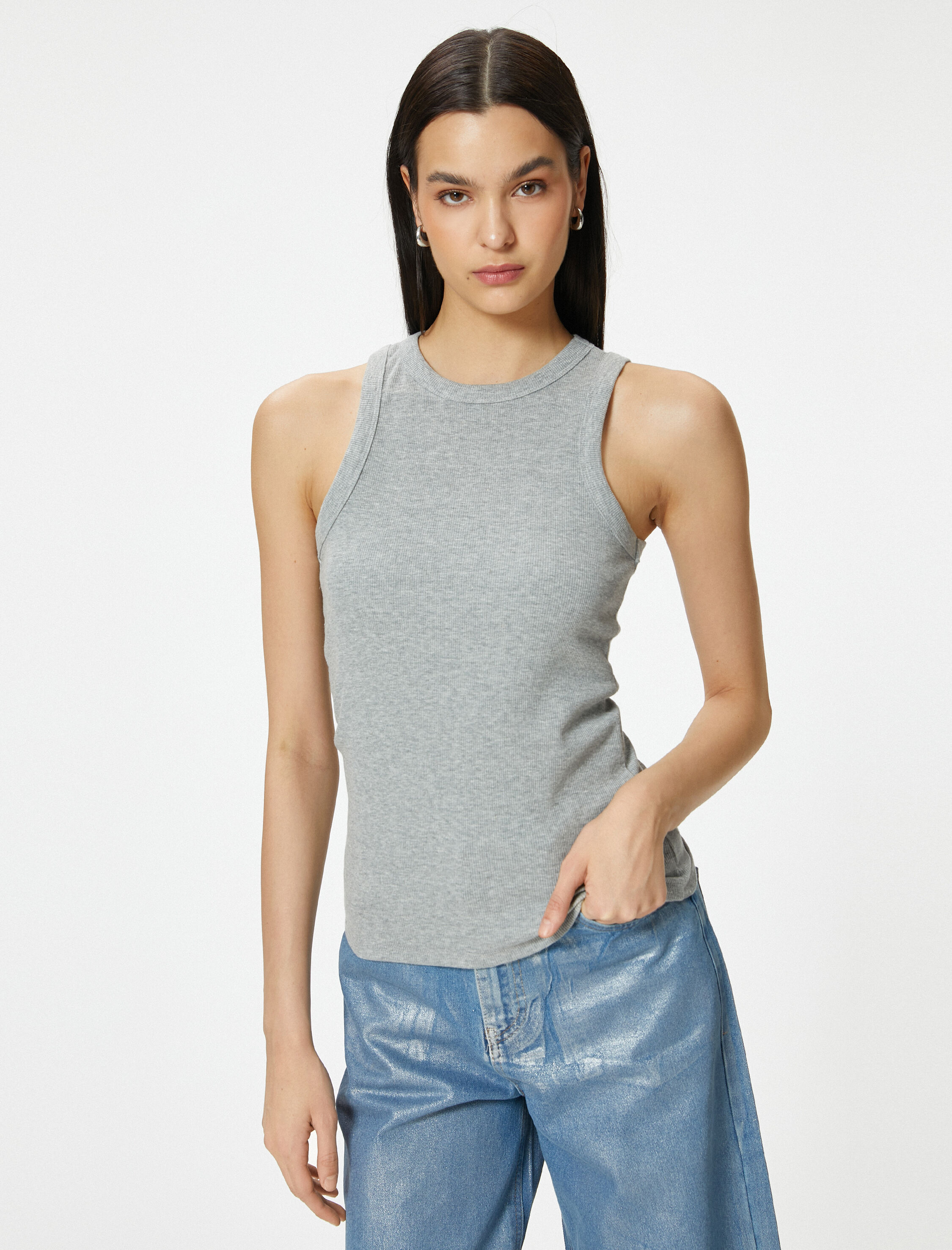   Fitilli Atlet Halter Yaka Basic