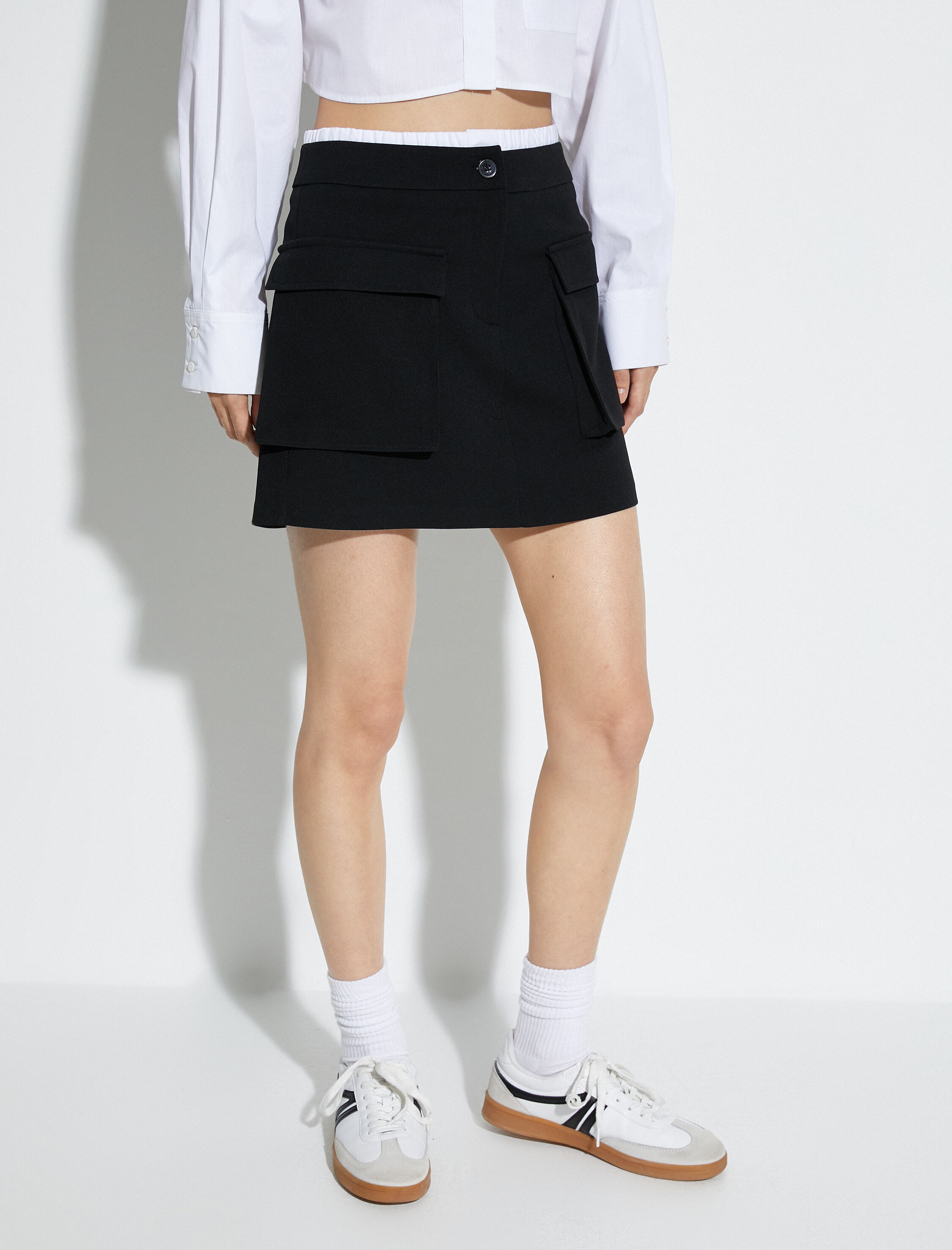   Kargo Etek Kargo Cepli Bel Lastik Detaylı