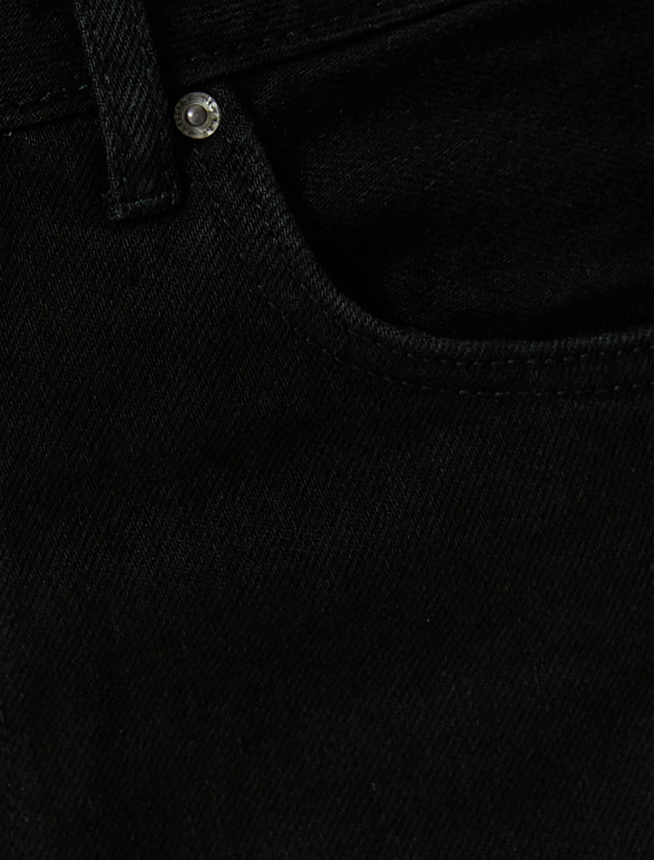   Bol Paça Kot Pantolon Yüksek Bel Pamuklu Cepli - Bianca Jeans