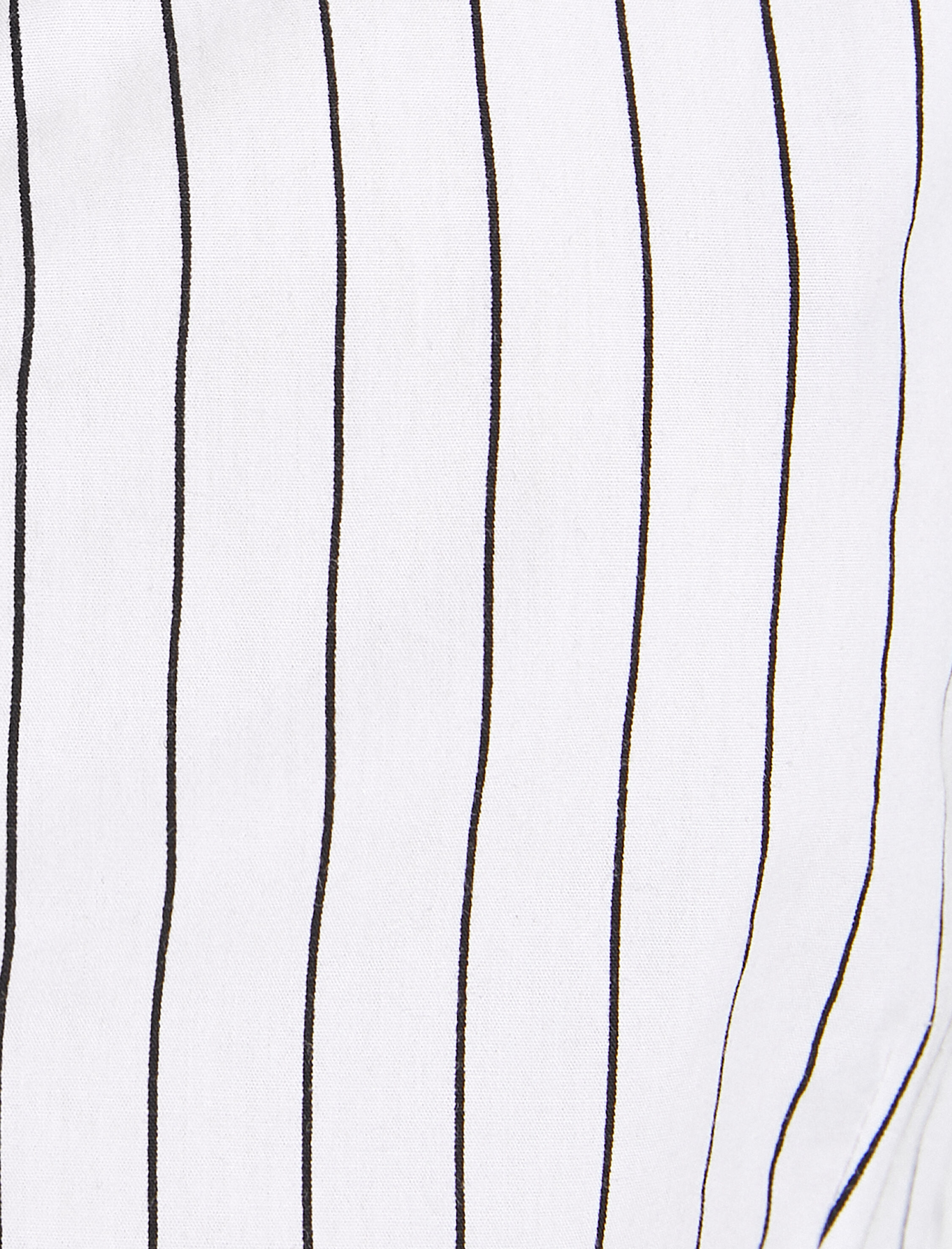   Crop Poplin Gömlek Uzun Kollu Klasik Yaka Düğmeli