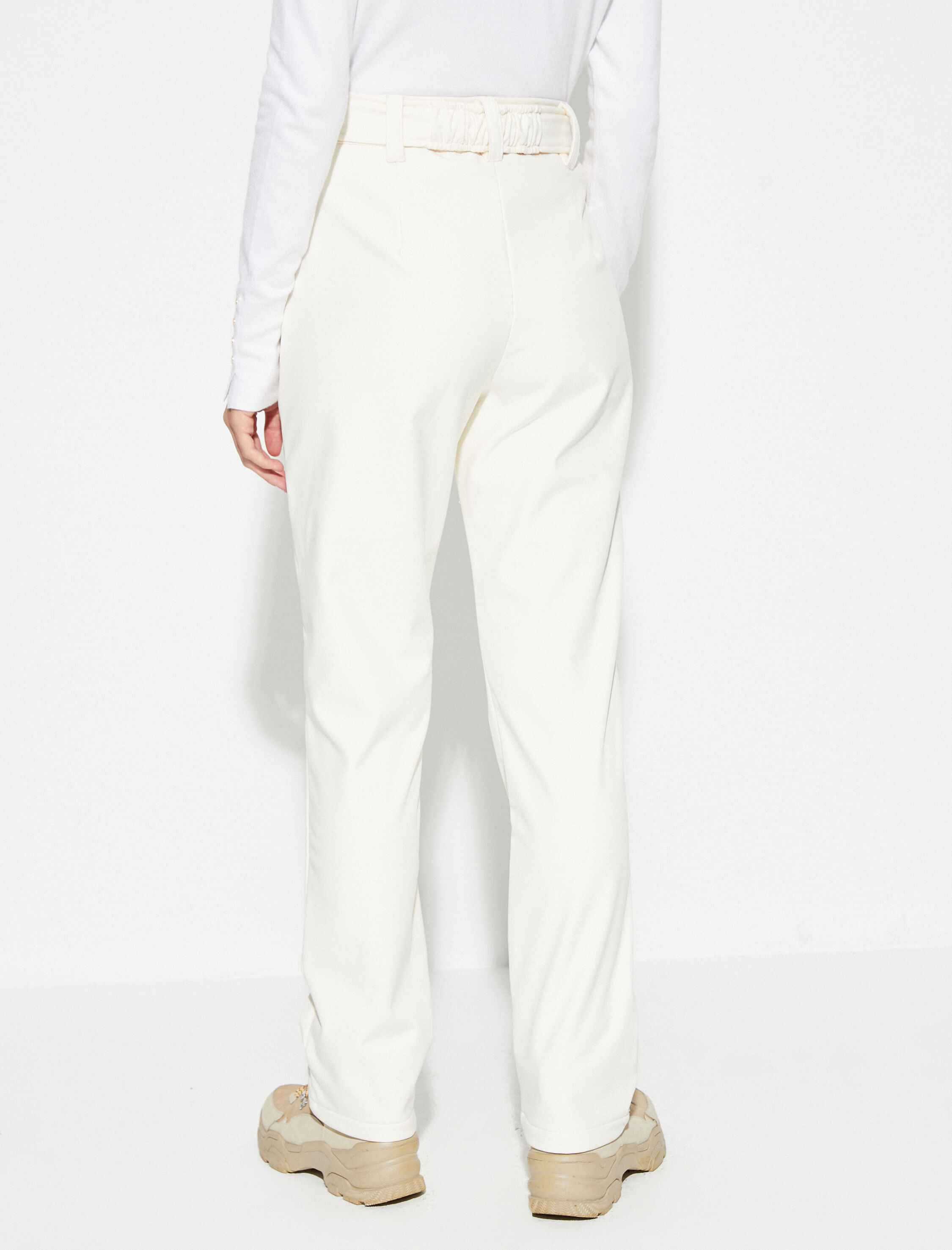   Kayak Pantolonu Kemer Detaylı Cepli