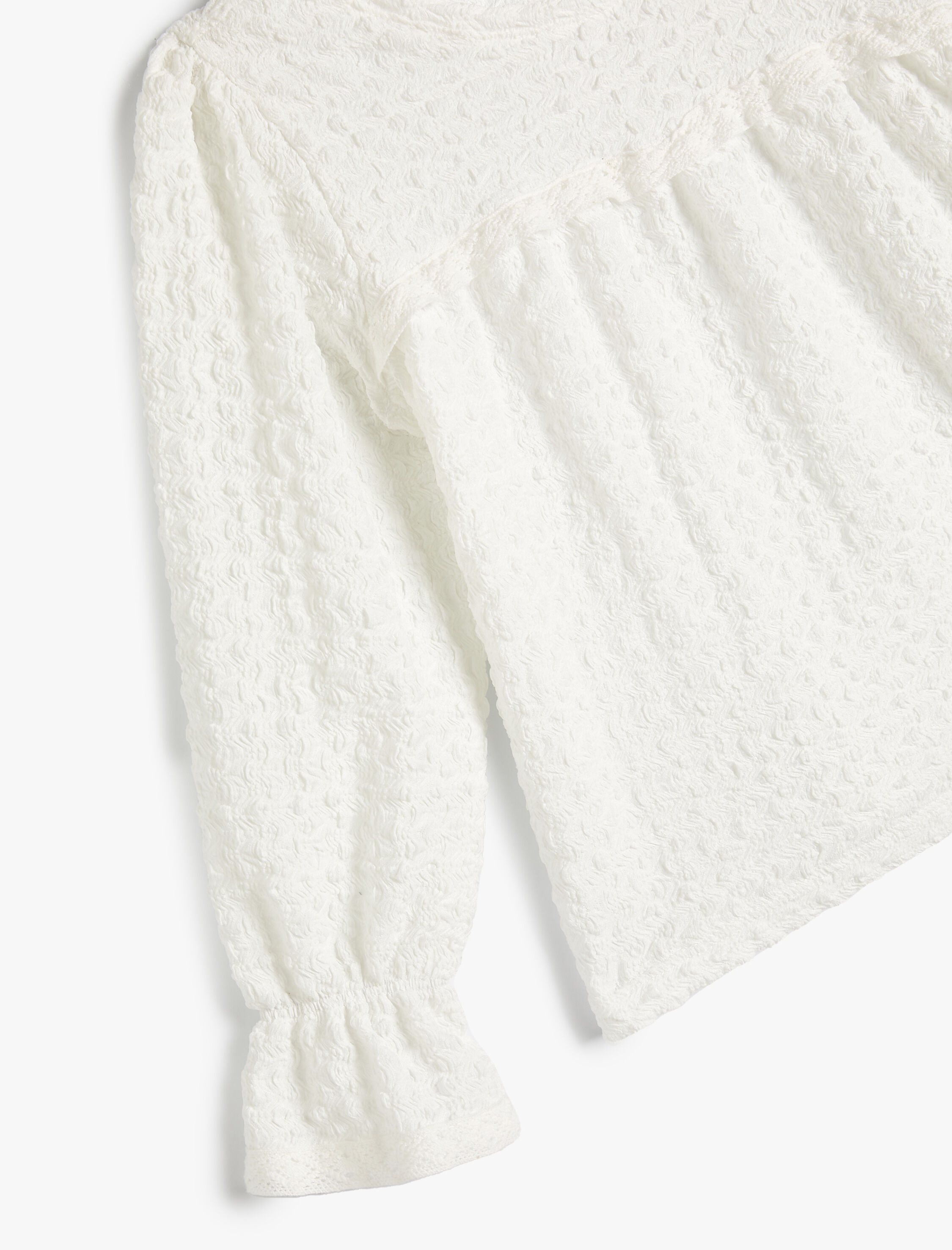  Kız Çocuk Tişört Uzun Kollu Yuvarlak Yaka Manşetleri Lastikli