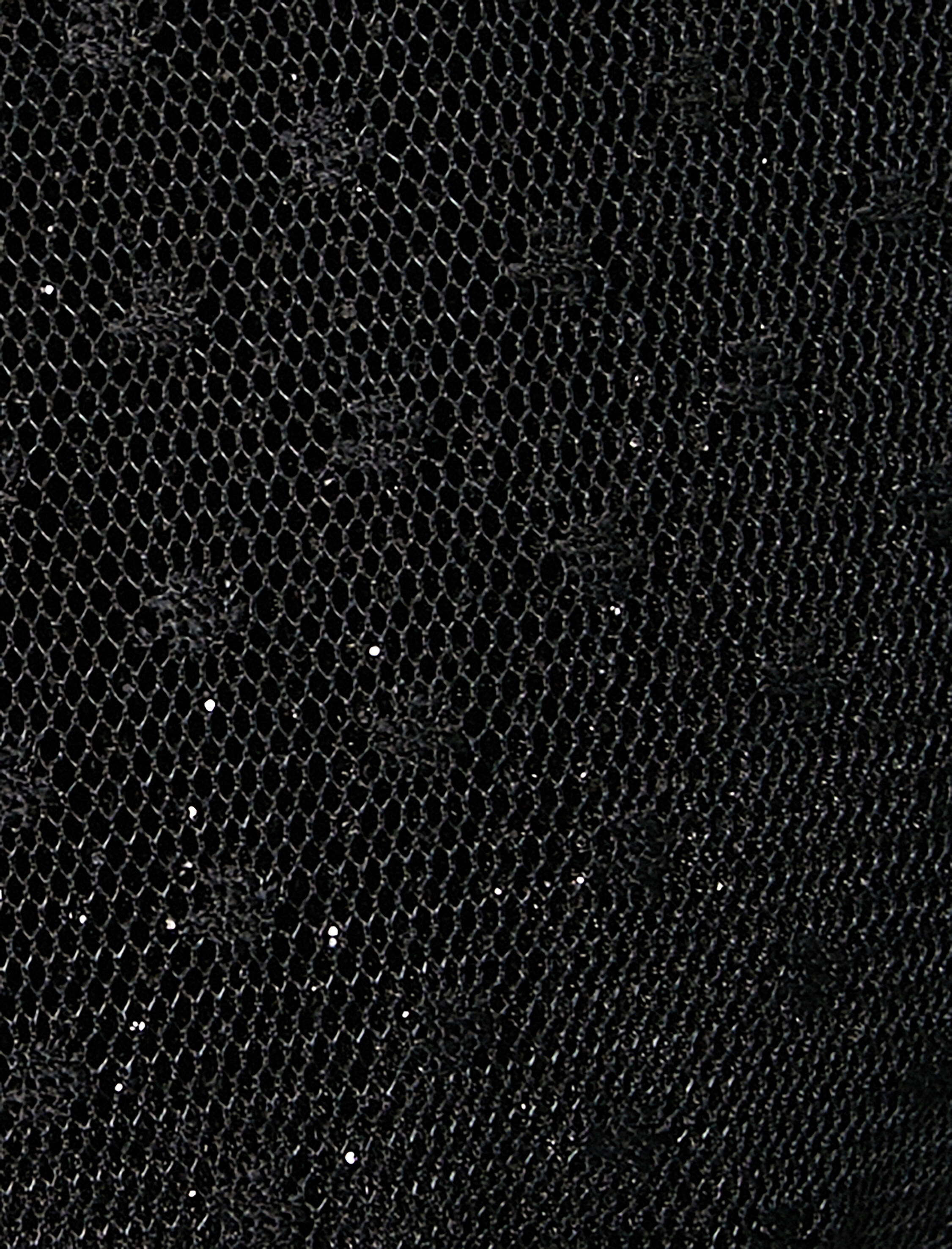   Transparan Dantelli Bluz Dik Yaka Gipeli