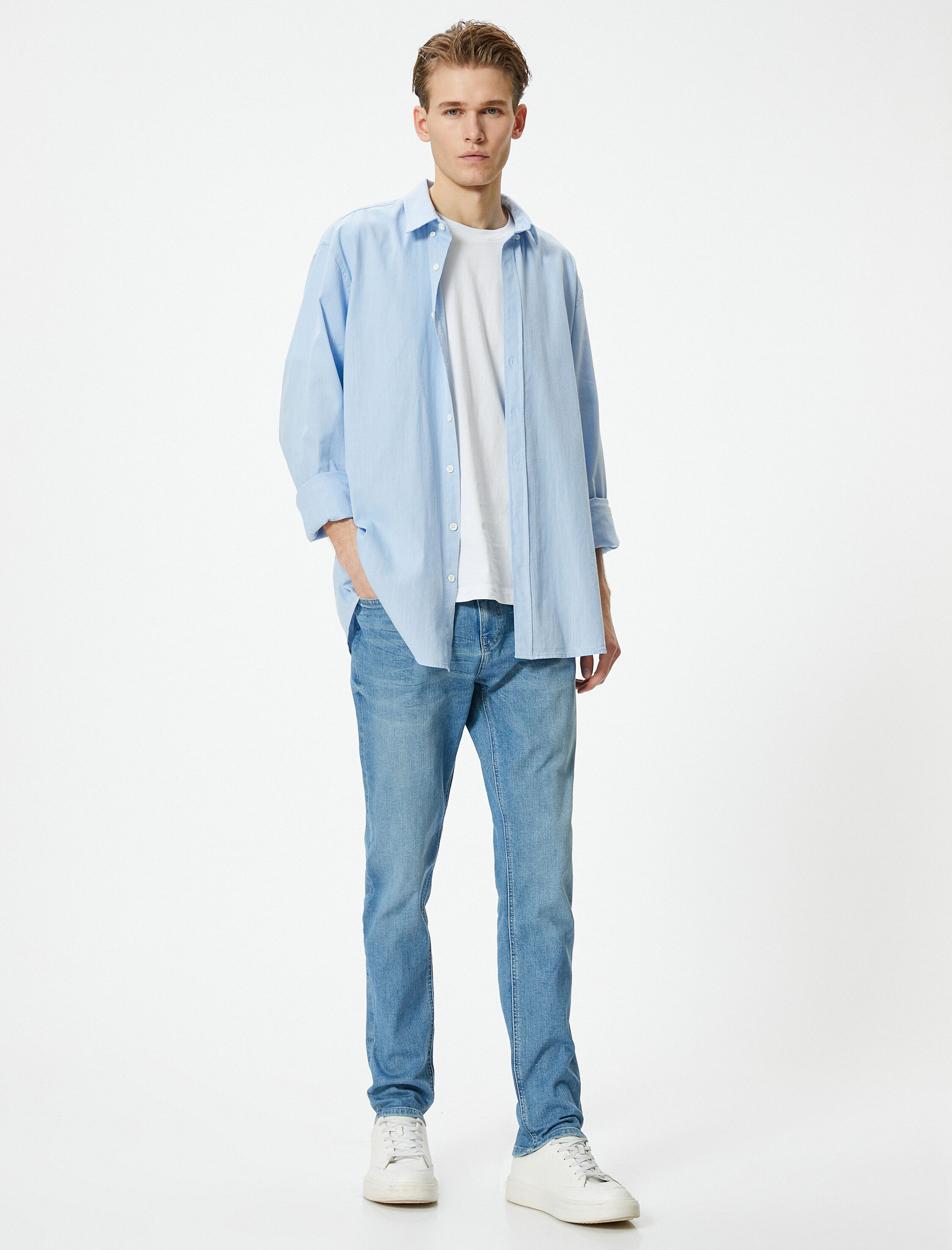   Slim Fit Kot Pantolon - Brad Jean