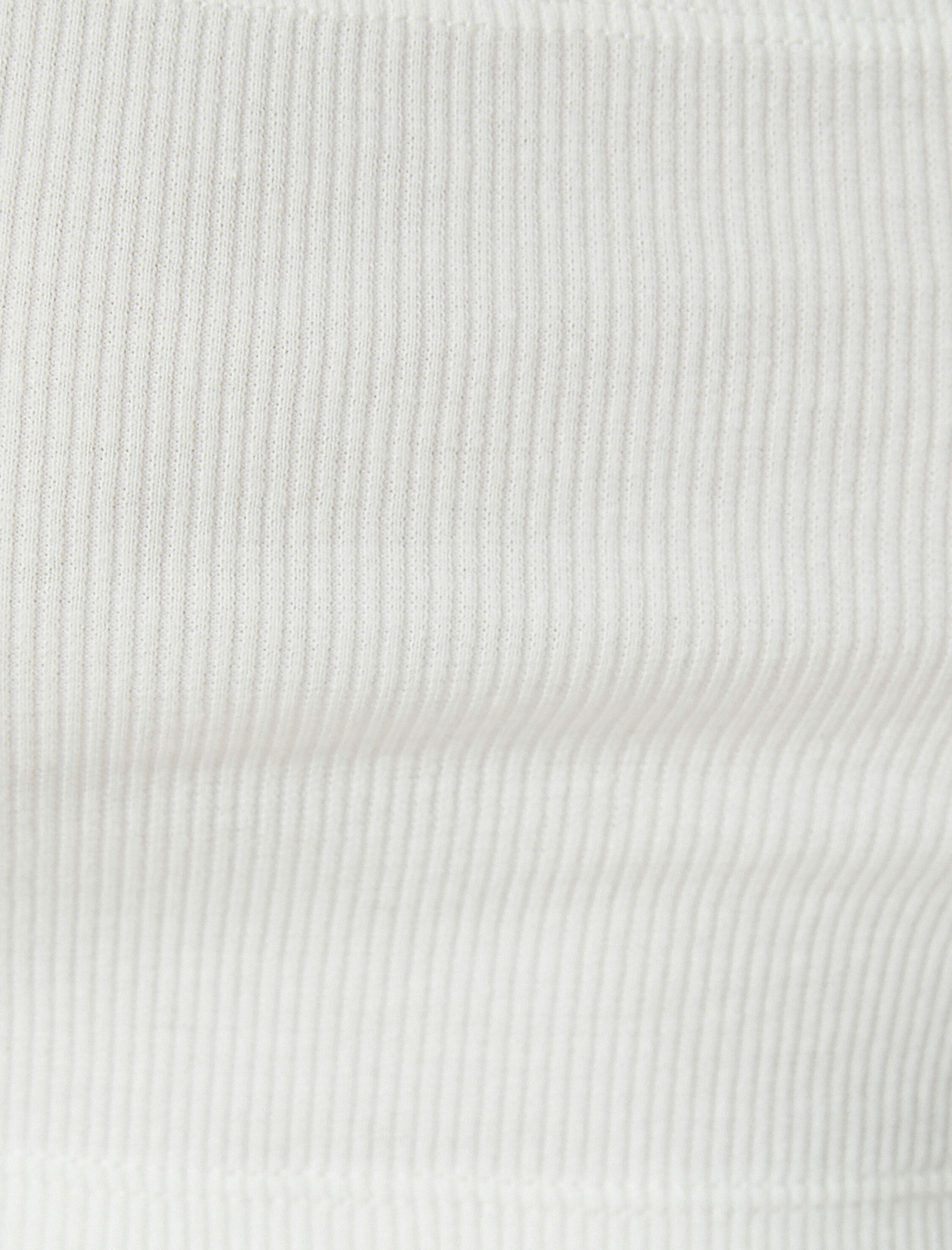 Basic Crop Atlet İnce Askılı Ribanalı Pamuklu Slim Fit