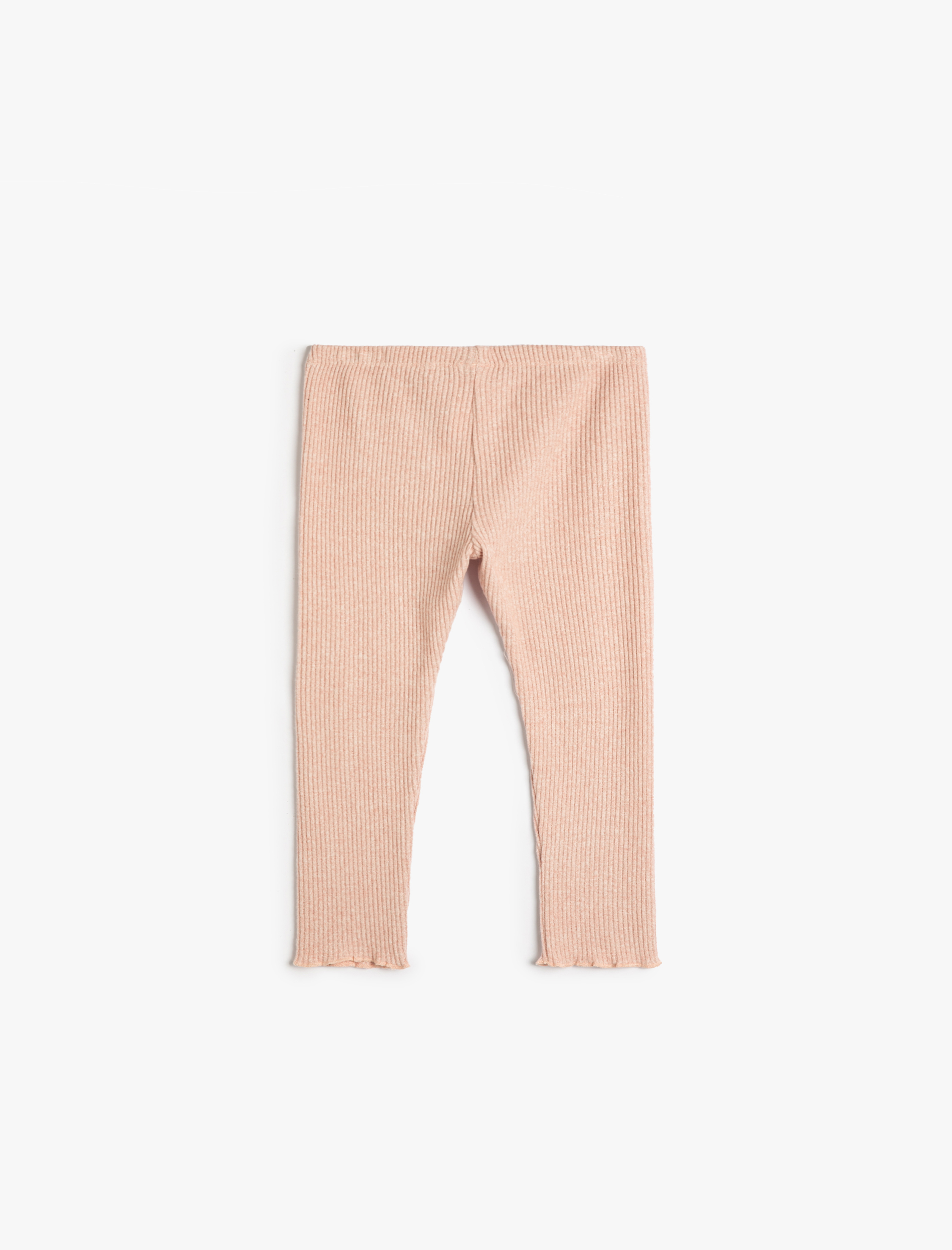  Kız Bebek Basic Fitilli Tayt Cep Detaylı Beli Bağlamalı