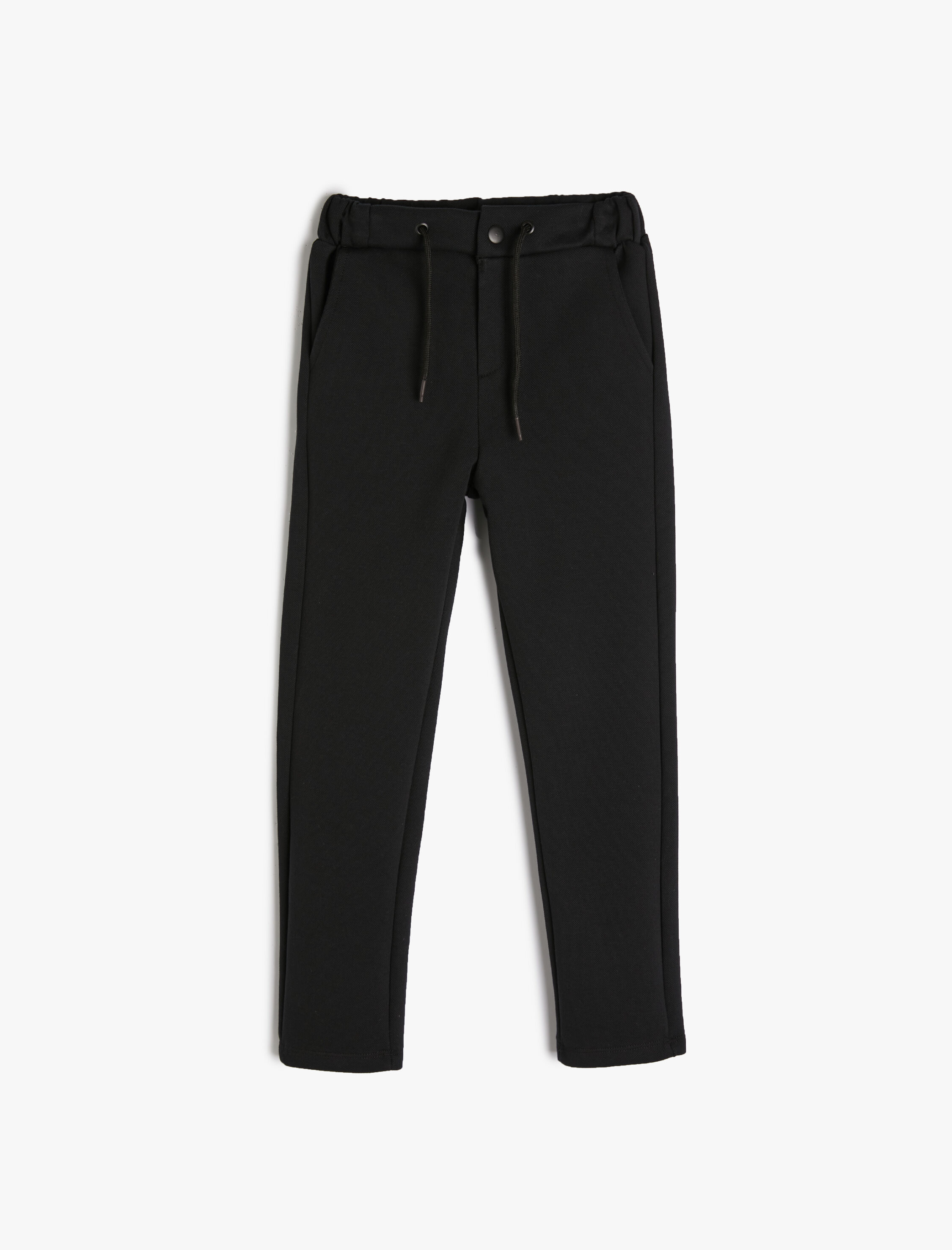  Erkek Çocuk Basic Eşofman Altı Beli Bağlamalı Cepli Pamuklu