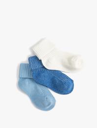 3’lü Basic Çorap Seti Pamuklu