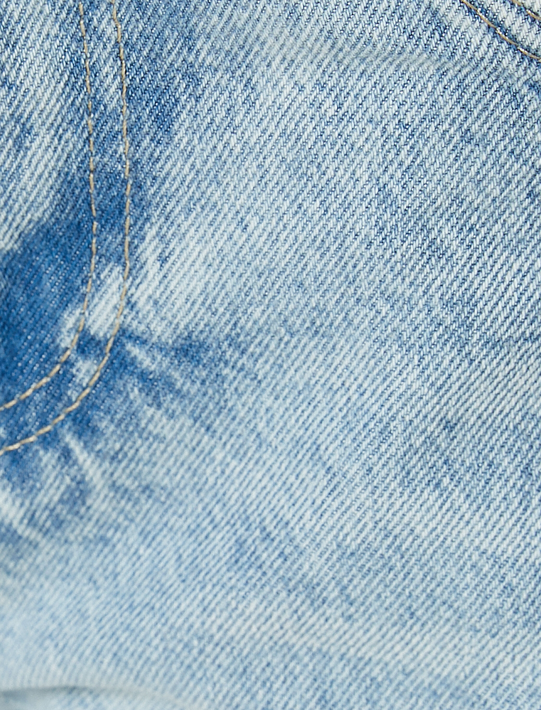   Yüksek Bel Loose Fit Kot Pantolon - Loose Fit Jean