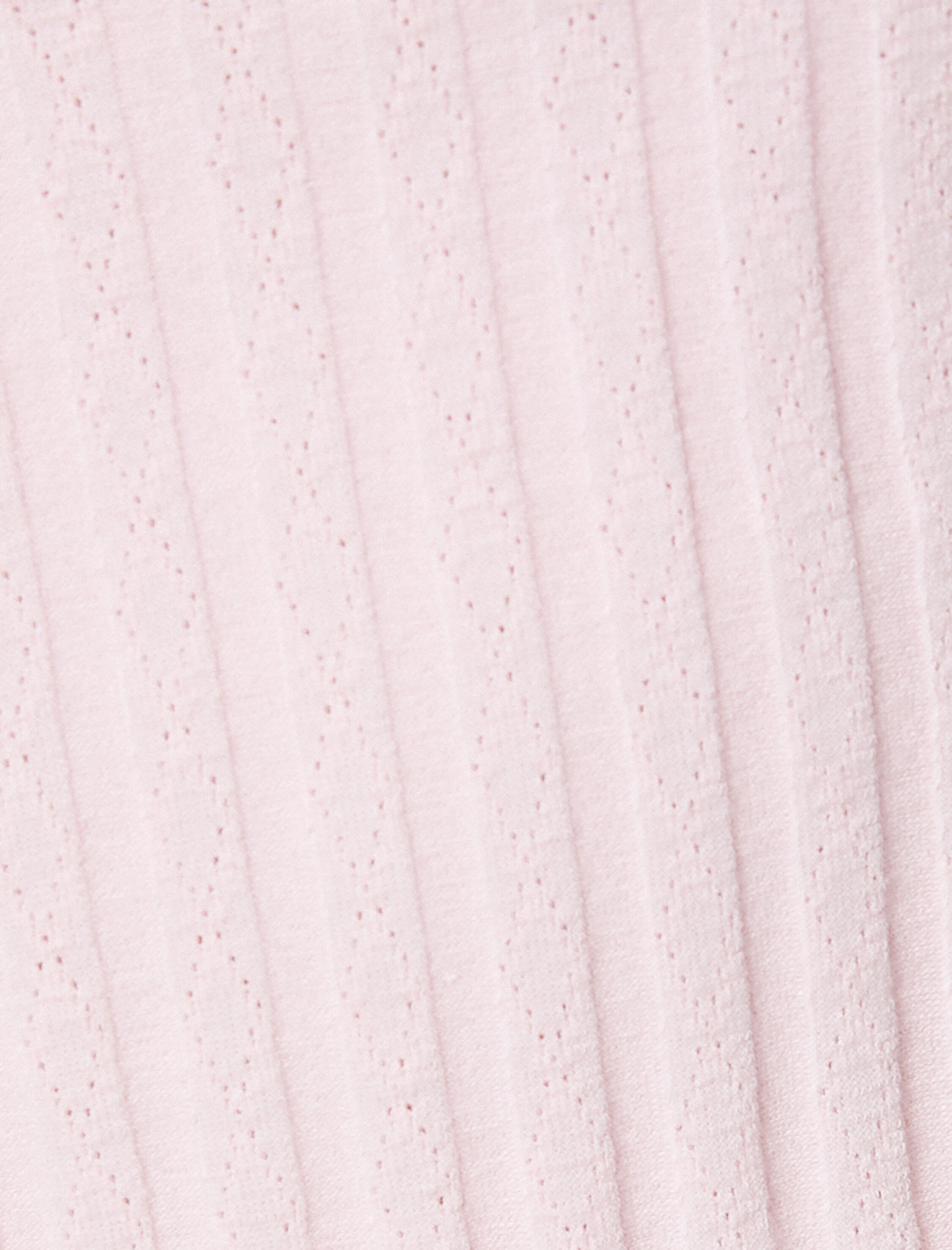   Crop Tişört Kısa Kollu Bisiklet Yaka Dokulu Pamuklu