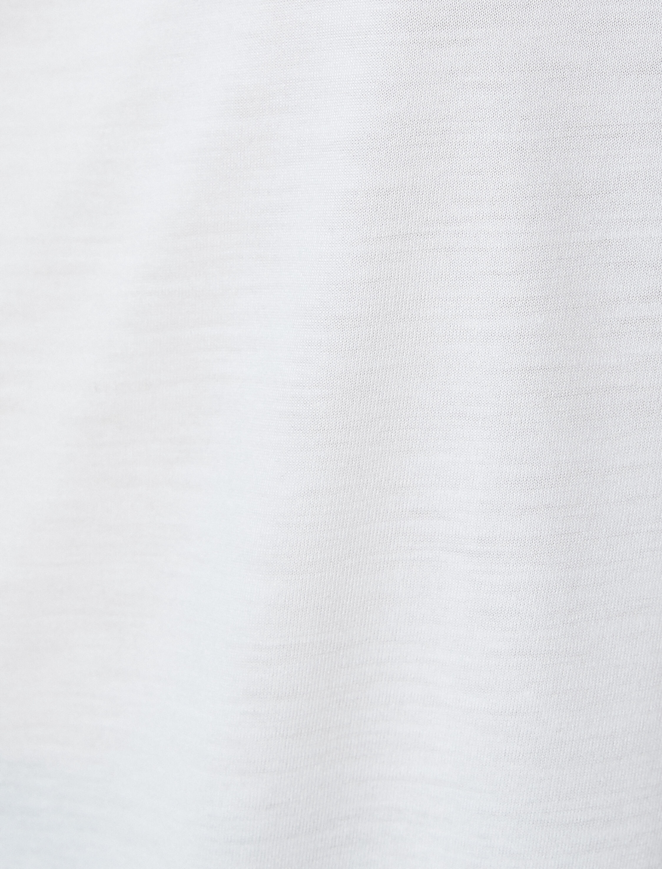   Baskılı Tişört V Yaka Kısa Kollu Viskon Karışımlı