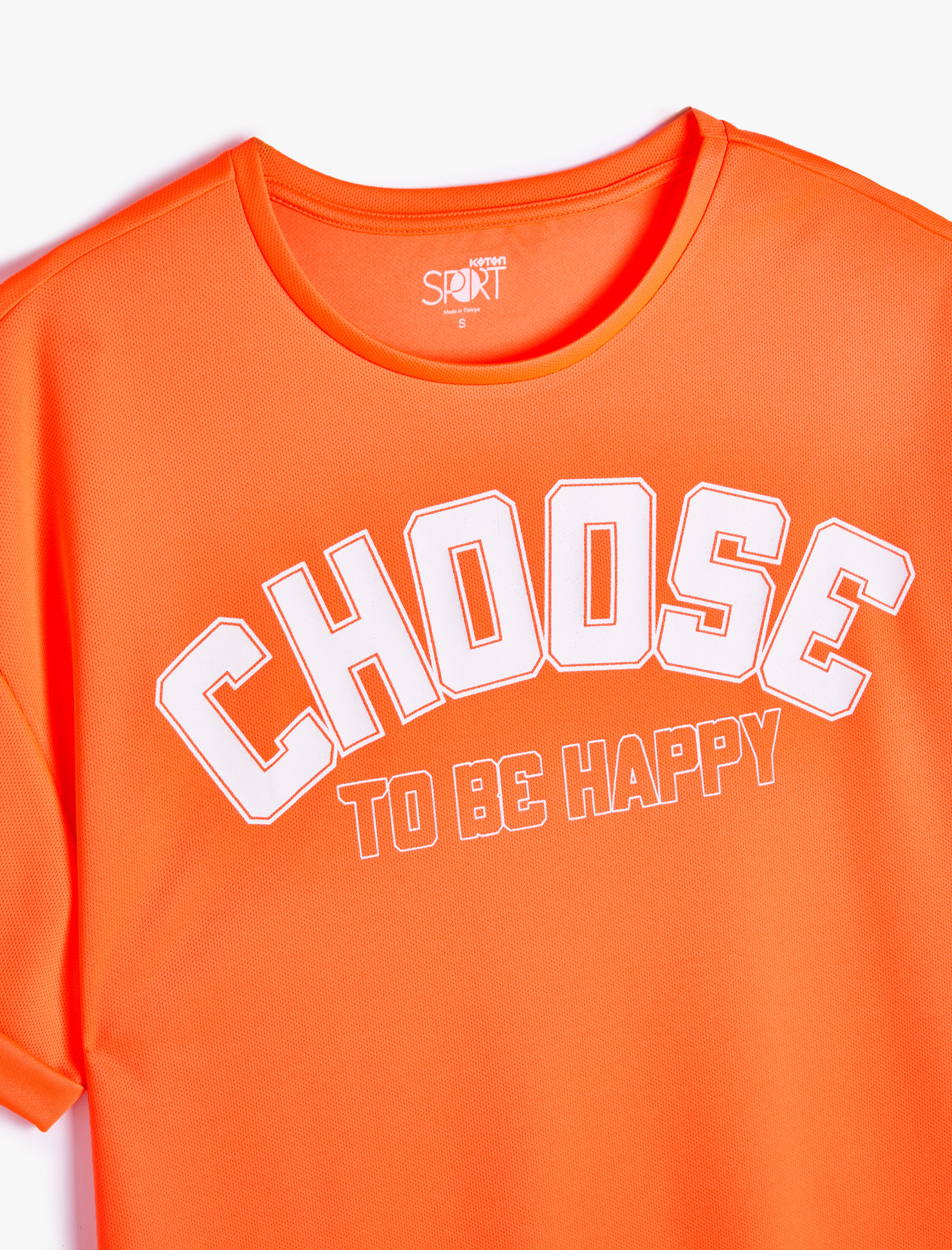   Oversize Spor Tişört Ekstra Uzun Baskılı Kısa Kollu Bisiklet Yaka