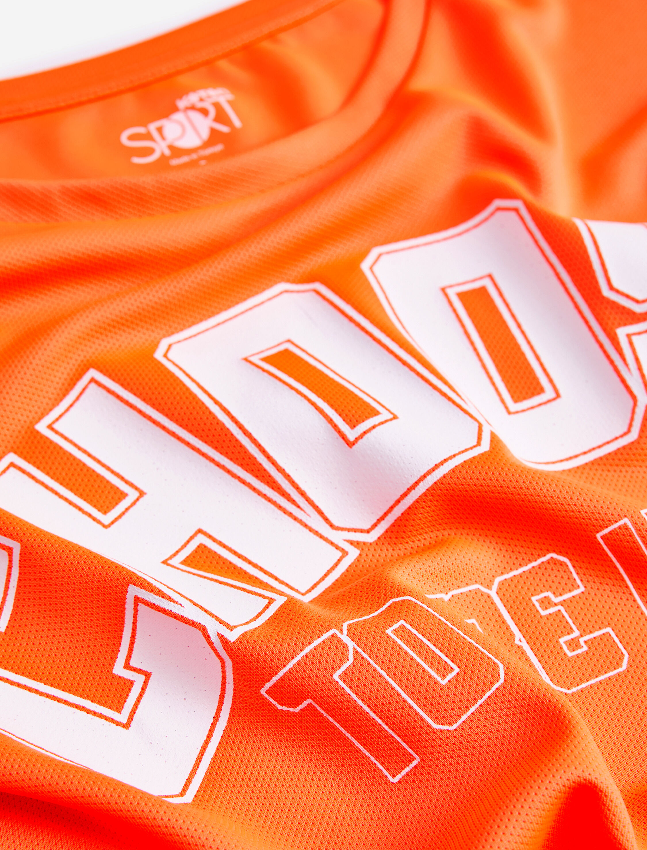   Oversize Spor Tişört Ekstra Uzun Baskılı Kısa Kollu Bisiklet Yaka