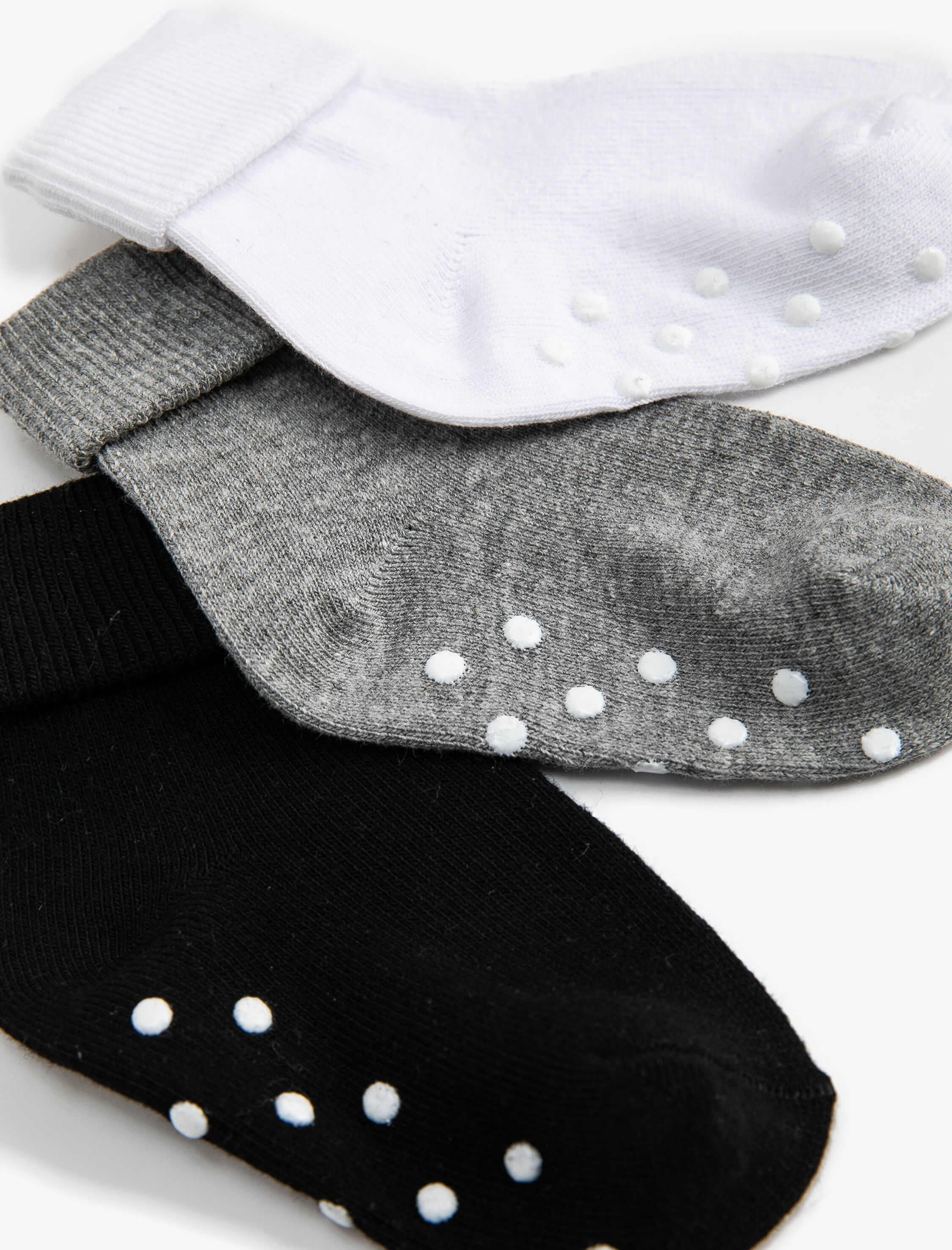  Erkek Bebek 3'lü Renkli Çorap Seti Pamuklu