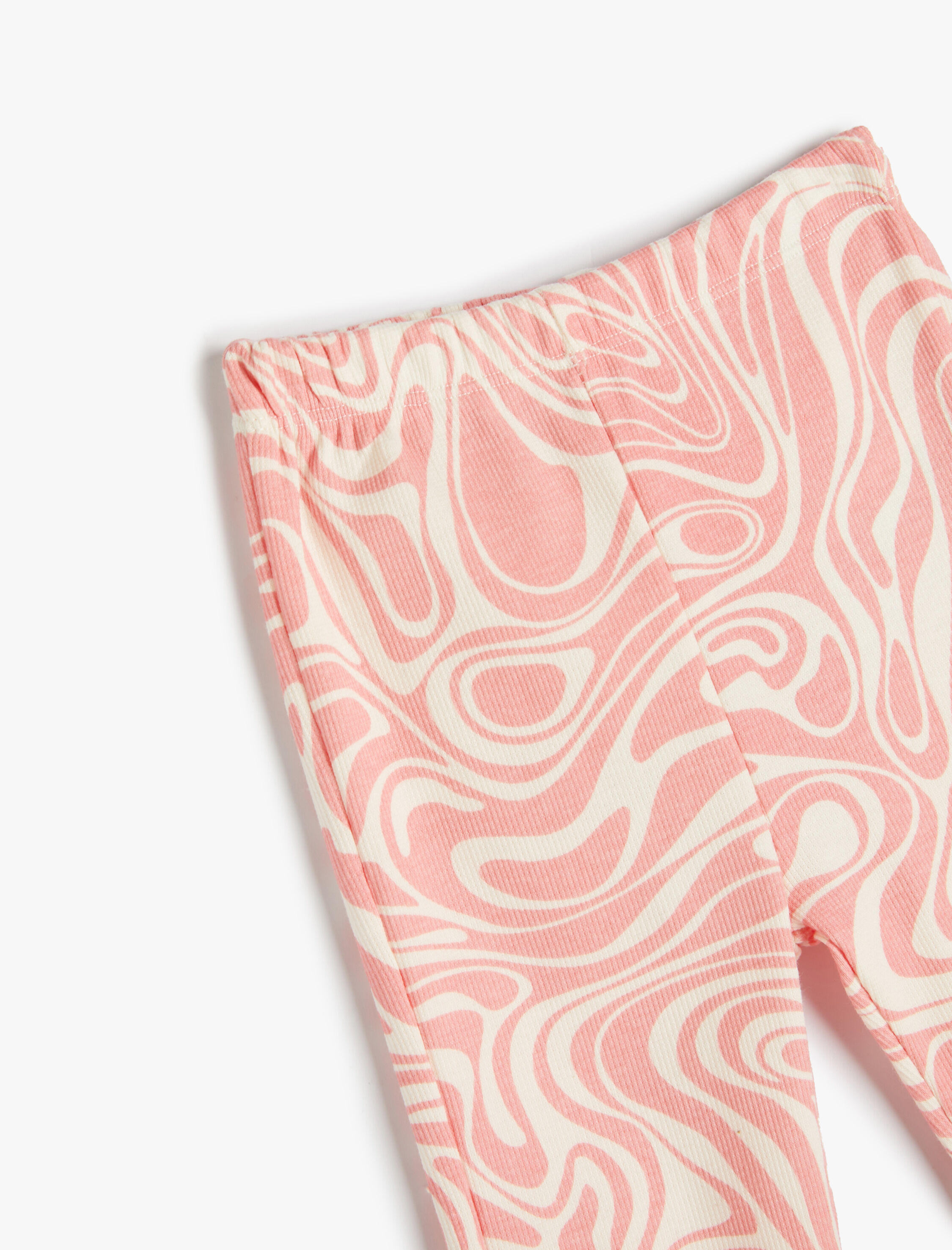  Kız Bebek Tayt Batik Desenli Beli Lastikli Pamuklu