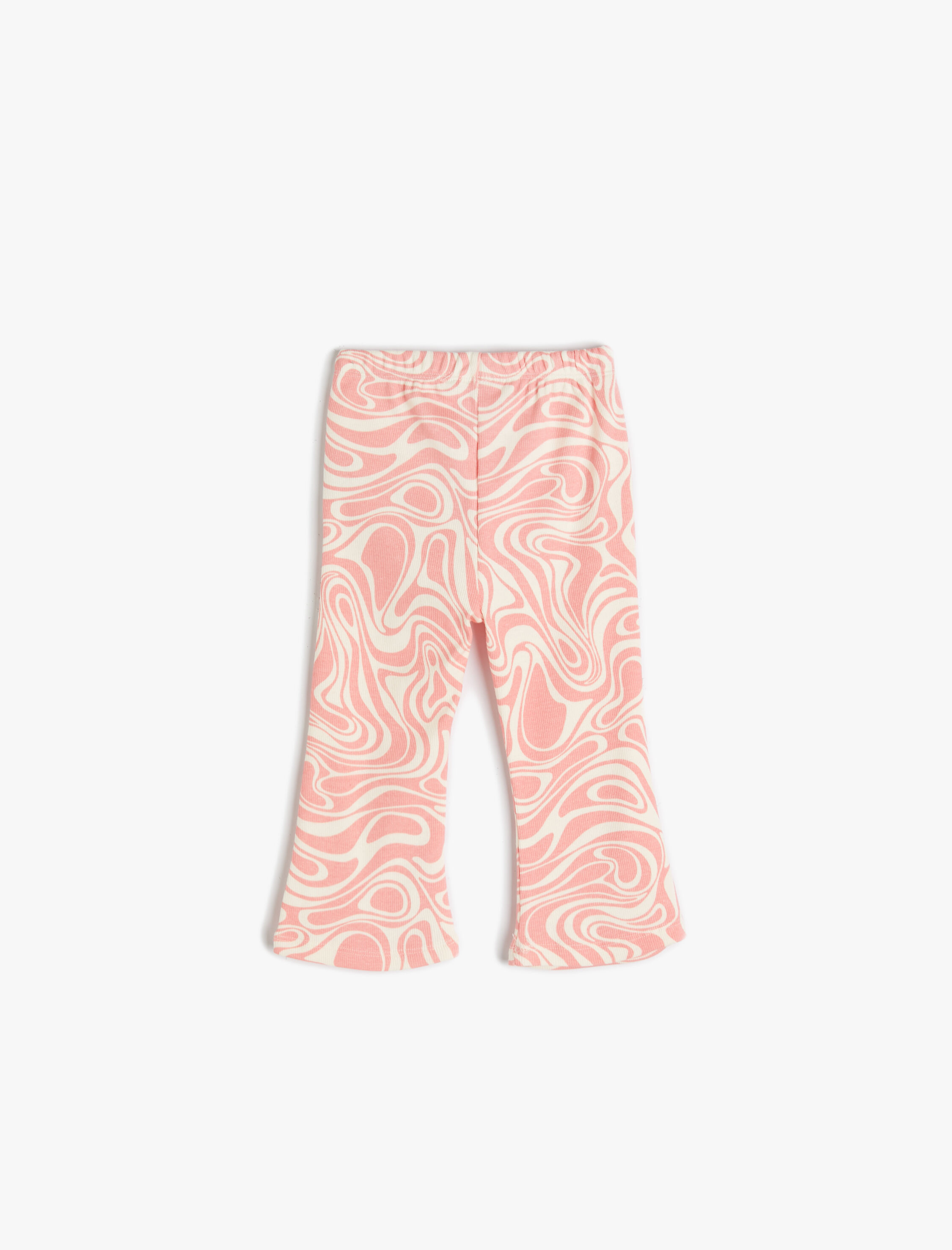  Kız Bebek Tayt Batik Desenli Beli Lastikli Pamuklu