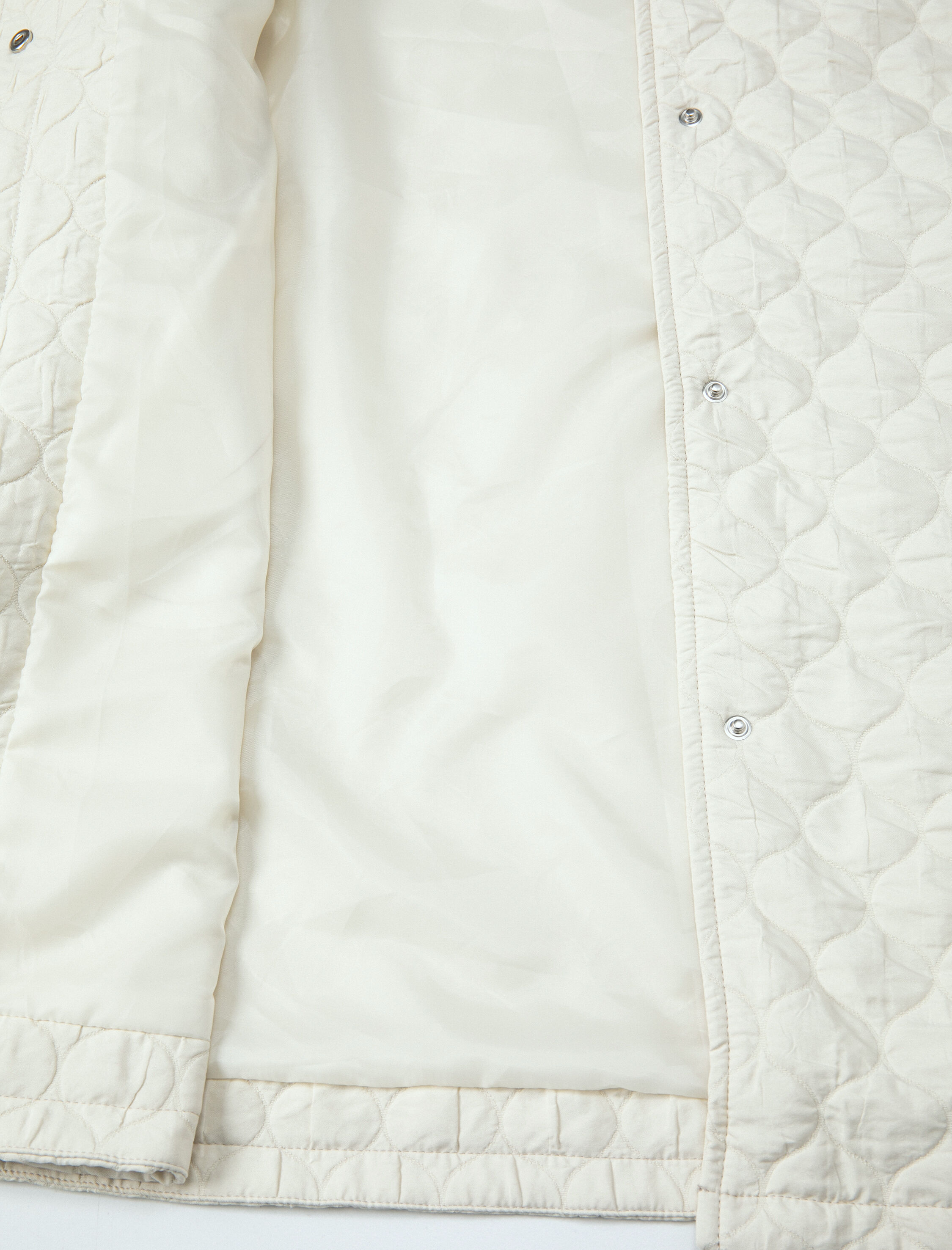   Kapüşonlu Kapitone Yağmurluk Cepli Çıtçıt Düğmeli Bileği Ribanalı